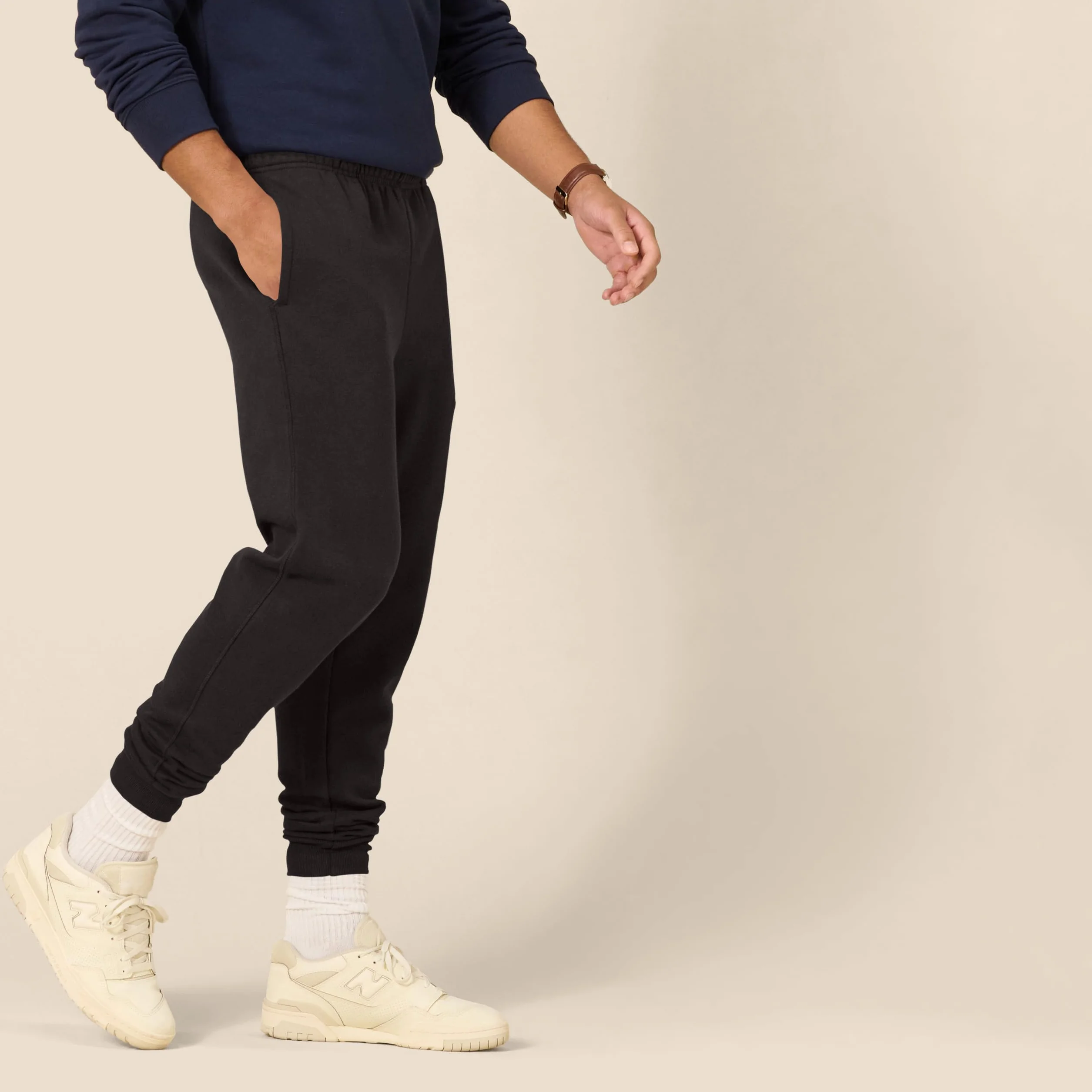 Amazon Essentials Mężczyźni Polarowe spodnie joggery
