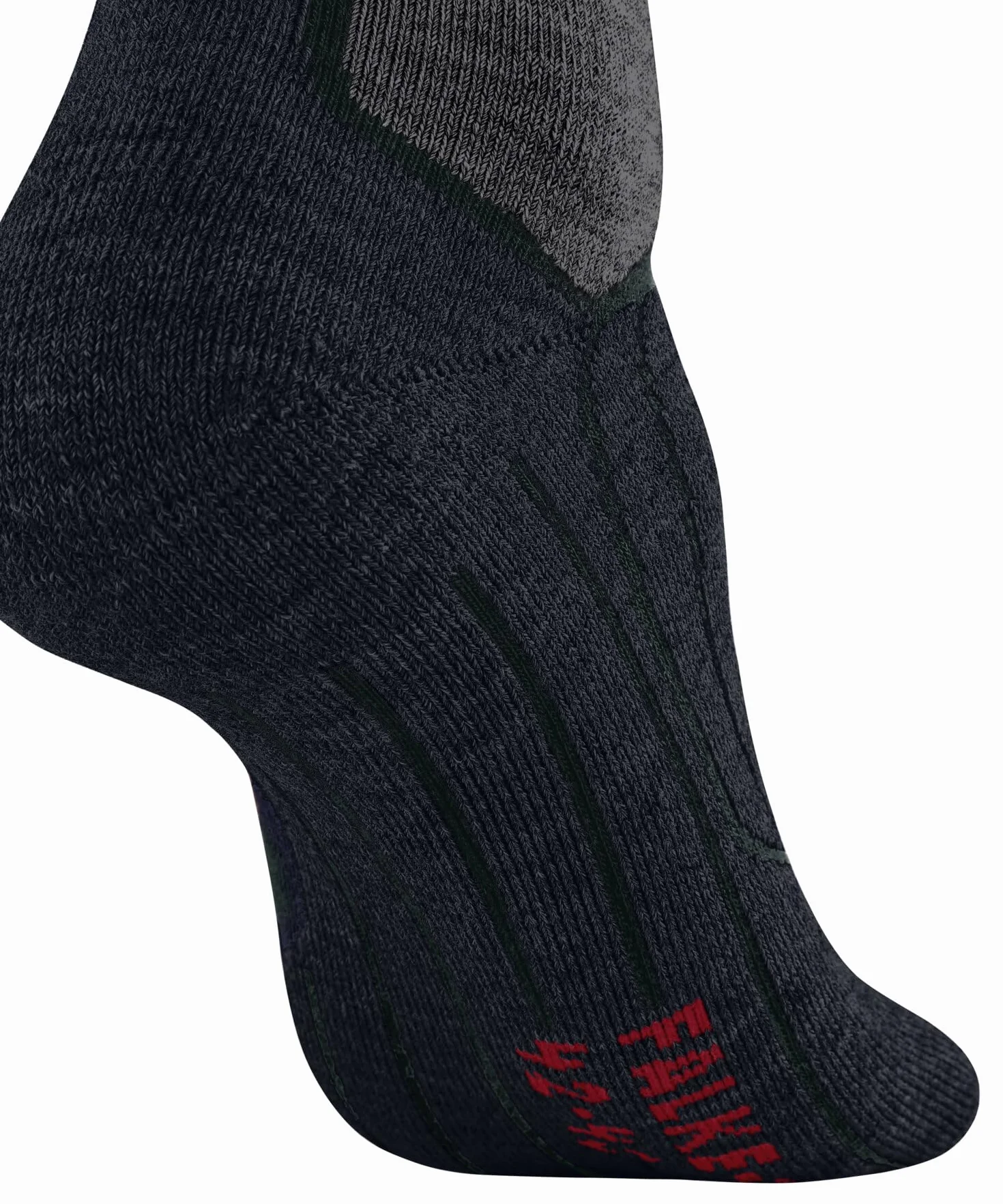 FALKE Mężczyźni Skarpety narciarskie SK2 Intermediate M Kh wełna materiał funkcyjny ciepłe grube1 Para, Zielony Holly 7385, 39-41