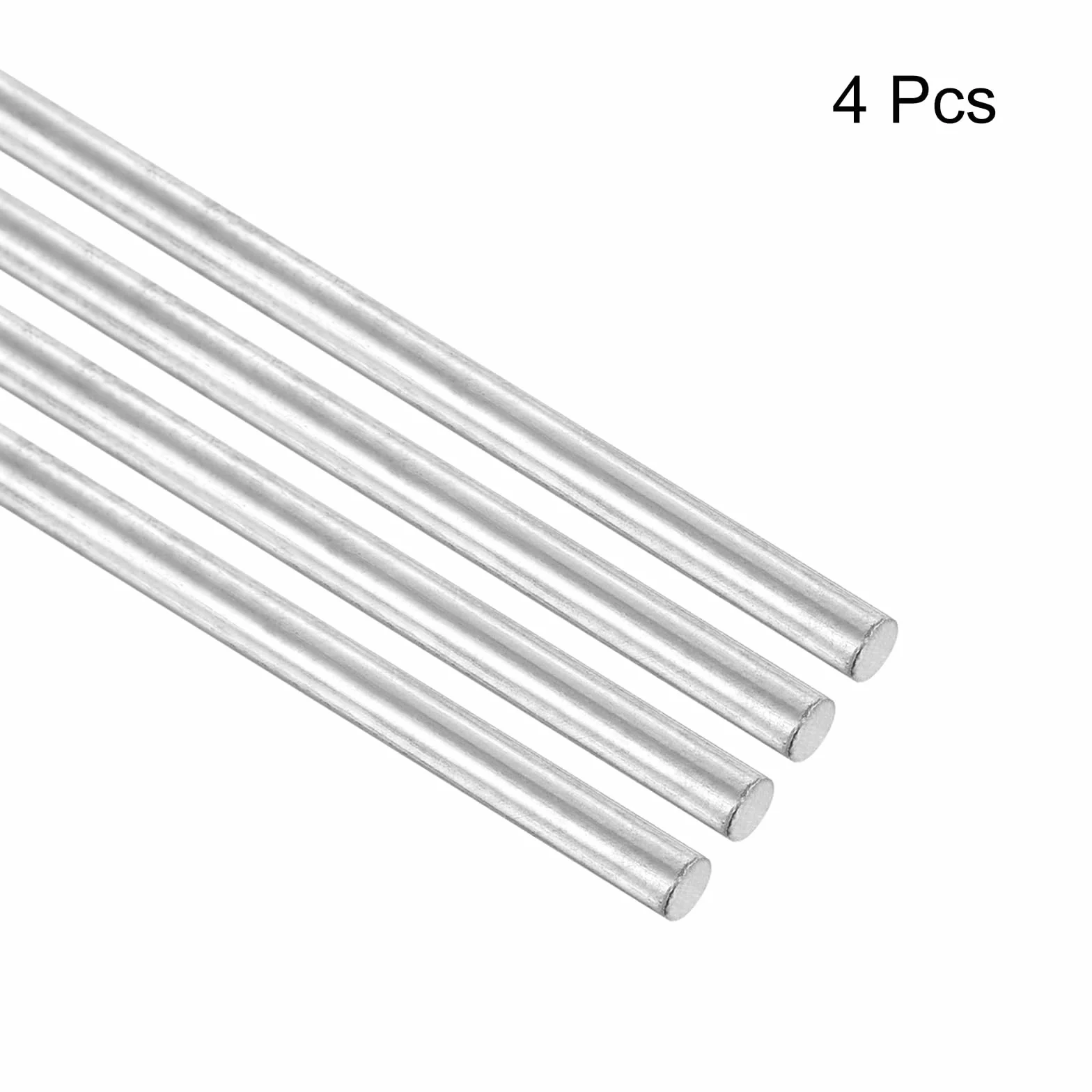 QUARKZMAN 4 metalowe pręty 304 do ogrodu, 3 mm x 120 mm, metalowe pręty do majsterkowania, motocykli, dekoracji, ogrodu