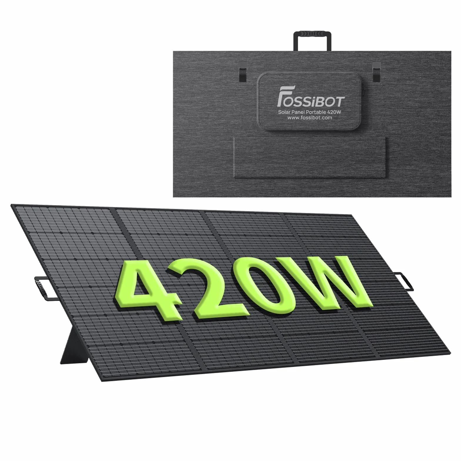 FOSSiBOT - PL | DYSTRYBUCJA | SP420 | 420W | Panel solarny | MC4 | do przenośnej stacji zasilania F2400 F3600