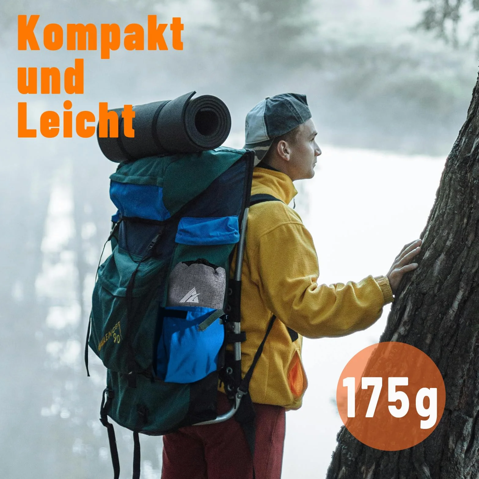 nadmuchiwana poduszka na kemping/podróże, ze zdejmowanymi poszewkami na poduszki i ultralekką poduszką powietrzną na kemping, ergonomiczna poduszka, idealne akcesoria kempingowe, nadmuchiwana