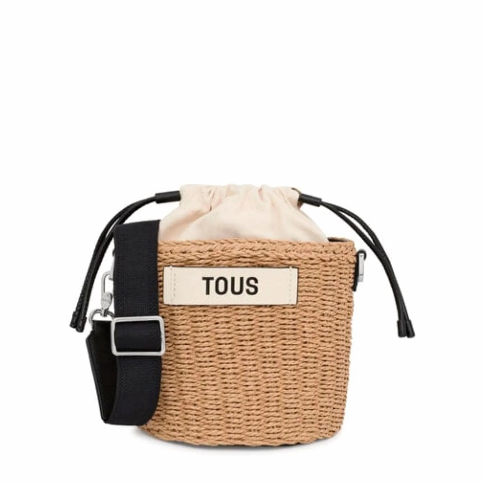Tous Kobiety Scoubidou Torba, Beżowy, 18 x 21 x 13 cm