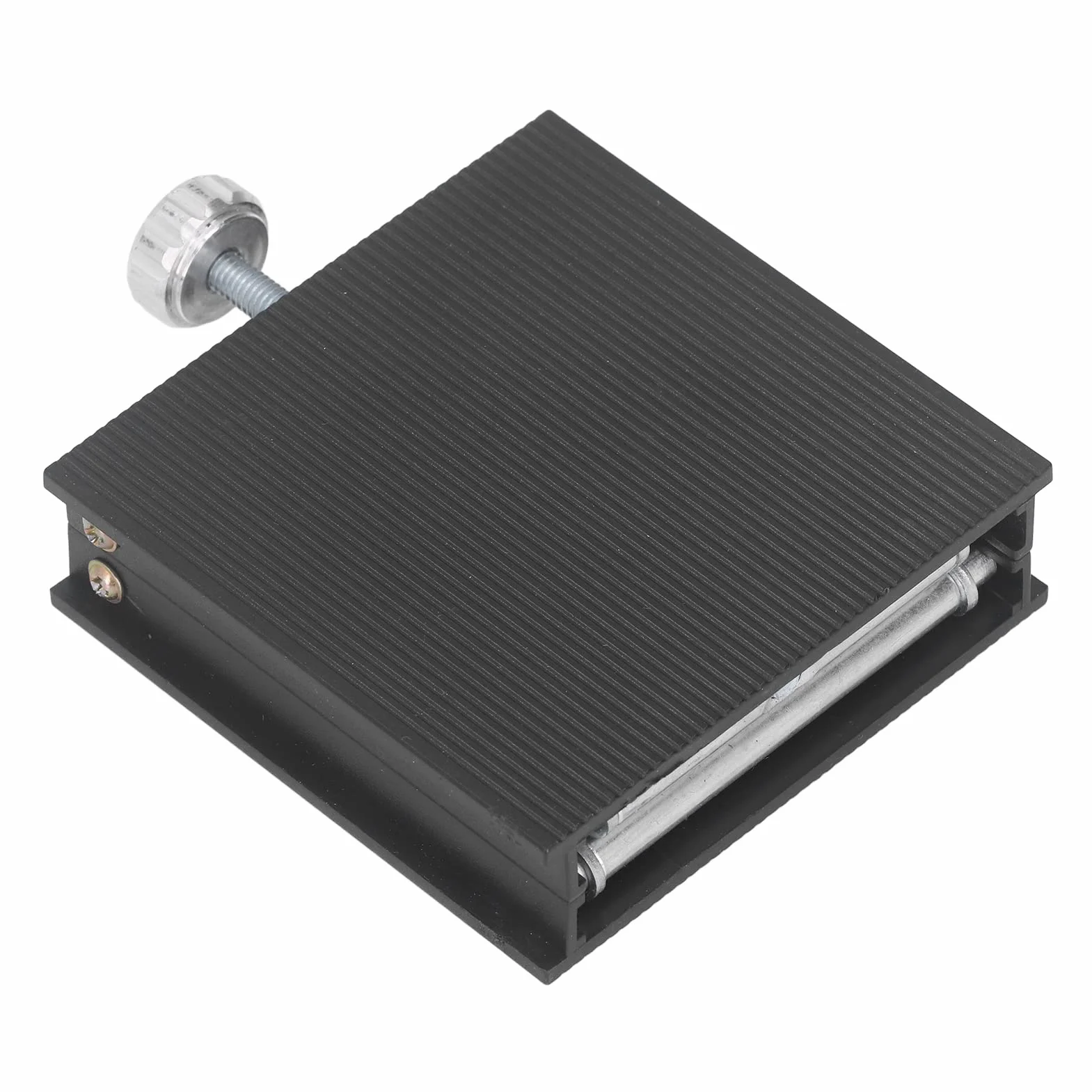 Regulowany Stojak Podnoszący Laboratoryjny, 90x90mm, Stop Aluminium, Platforma z Regulacją Wysokości 26-90mm, Czarny, Nośność 30kg