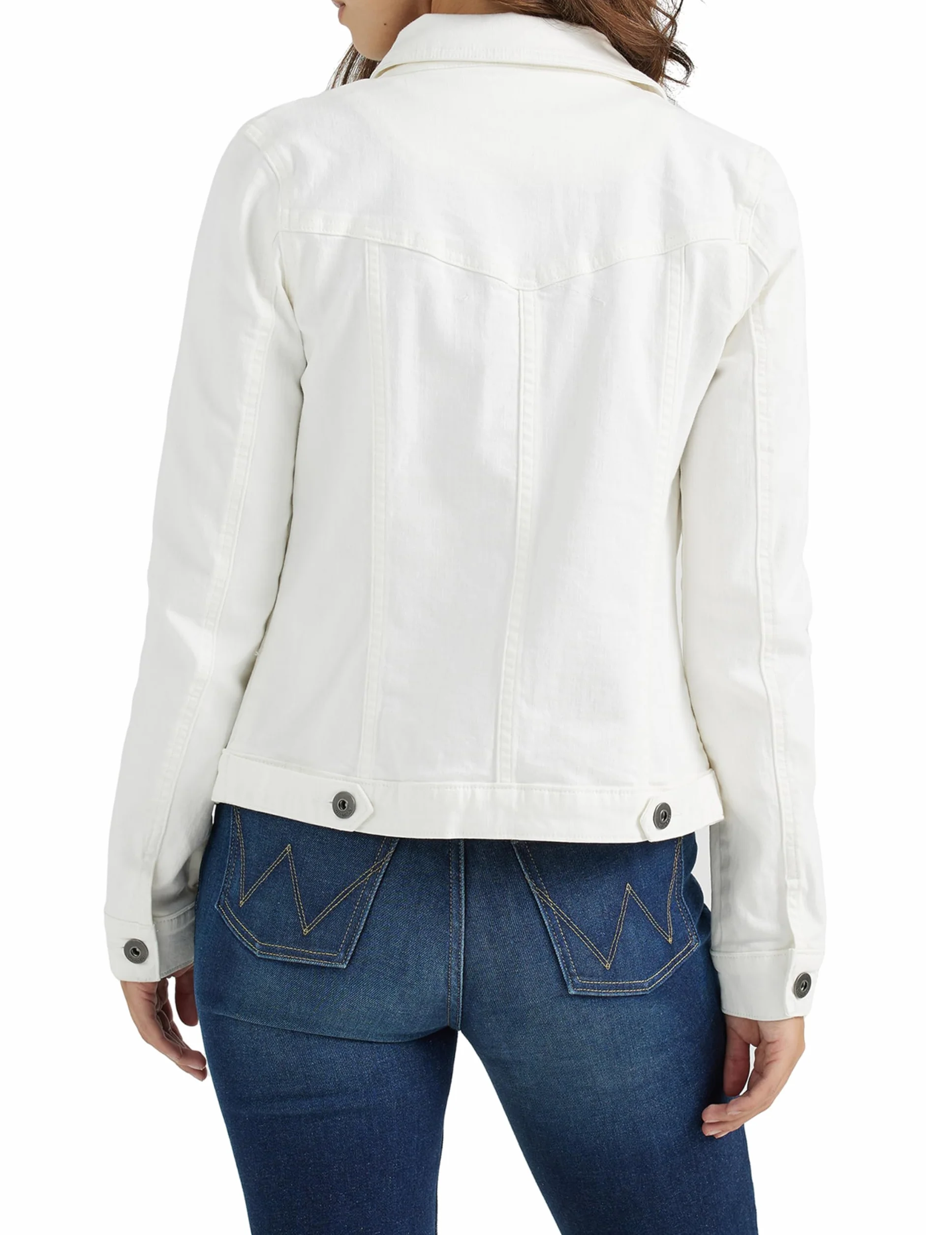 Wrangler Kobiety Zfwj1A5 Kurtka, Biały, L
