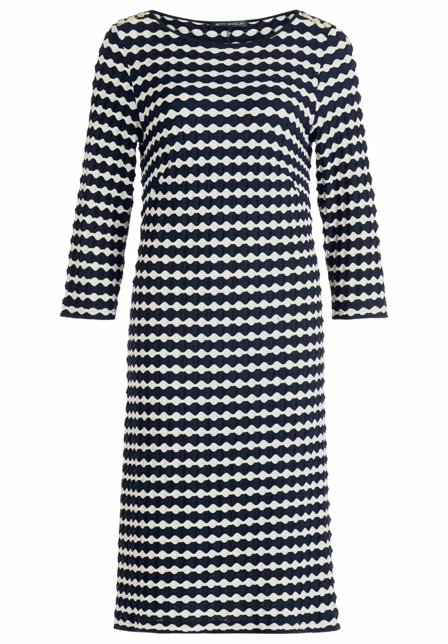 Betty Barclay Sukienka damska, Dark Blue/Cream, 42