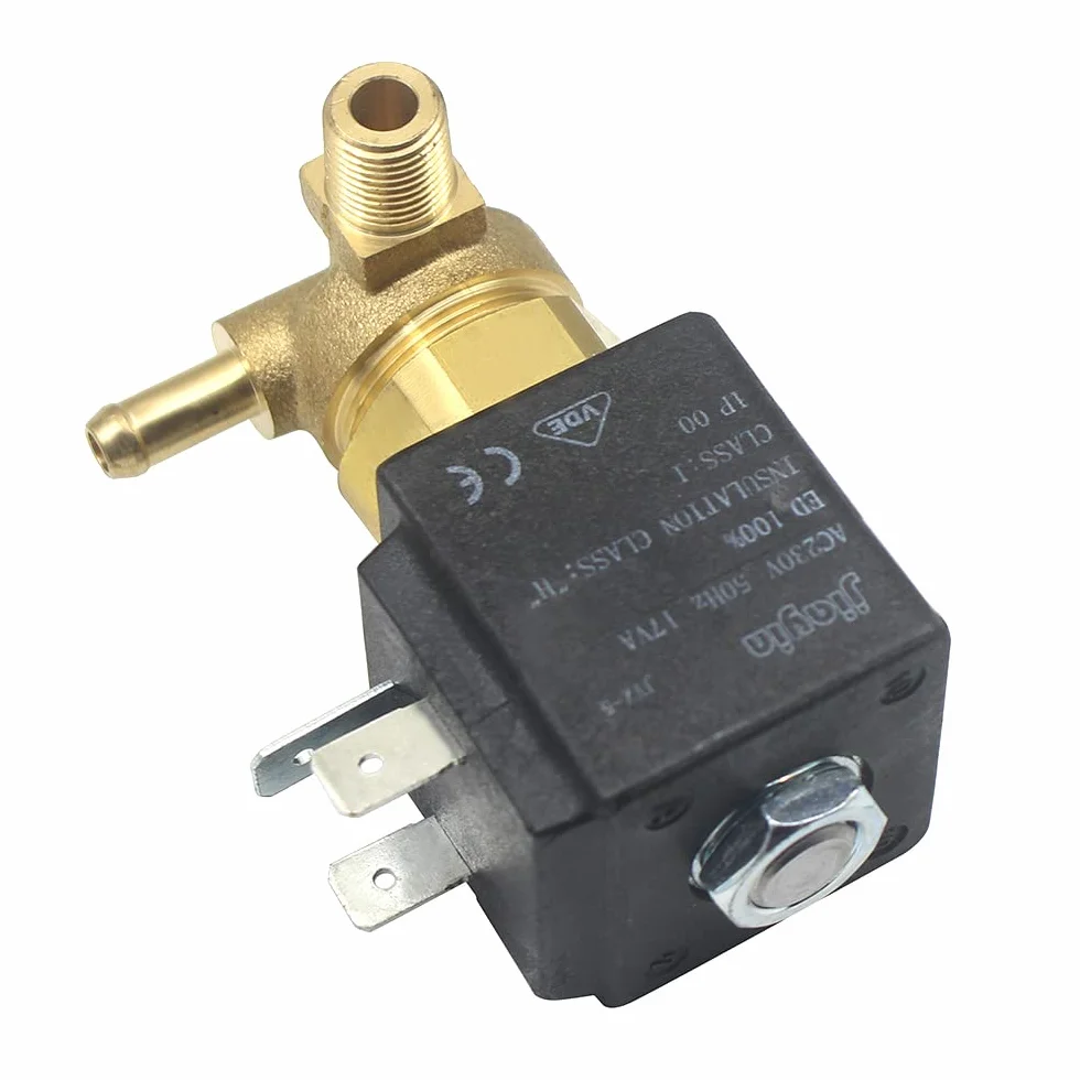 通用 JYZ-5 2/2-drożny AC 230 V 50 Hz żelazny zawór wodny do generatora pary GC9660/GC9630/GC9620 żelazo, normalnie zamknięty