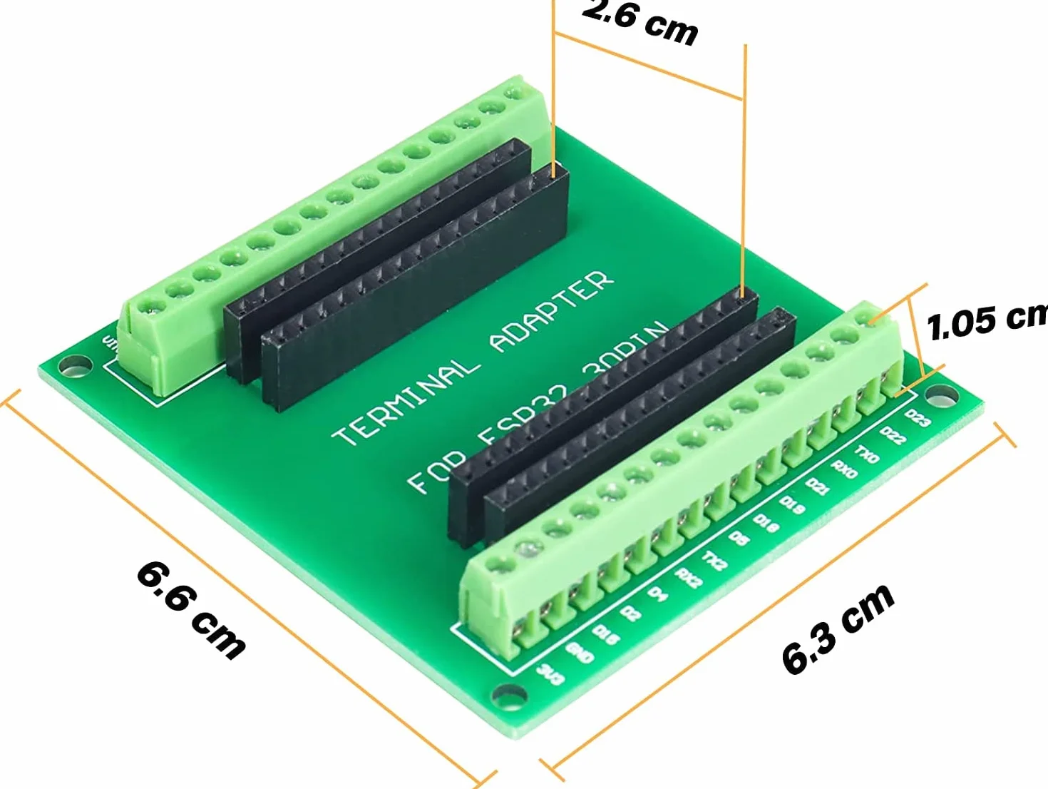 ESP32S ESP32 Płyta rozwojowa 2.4GHz Dual-Mode WiFi+ Bluetooth Dwurdzeniowy procesor mikrokontrolera, z kartą breakout (zestaw kombinacji 30-pinowych)