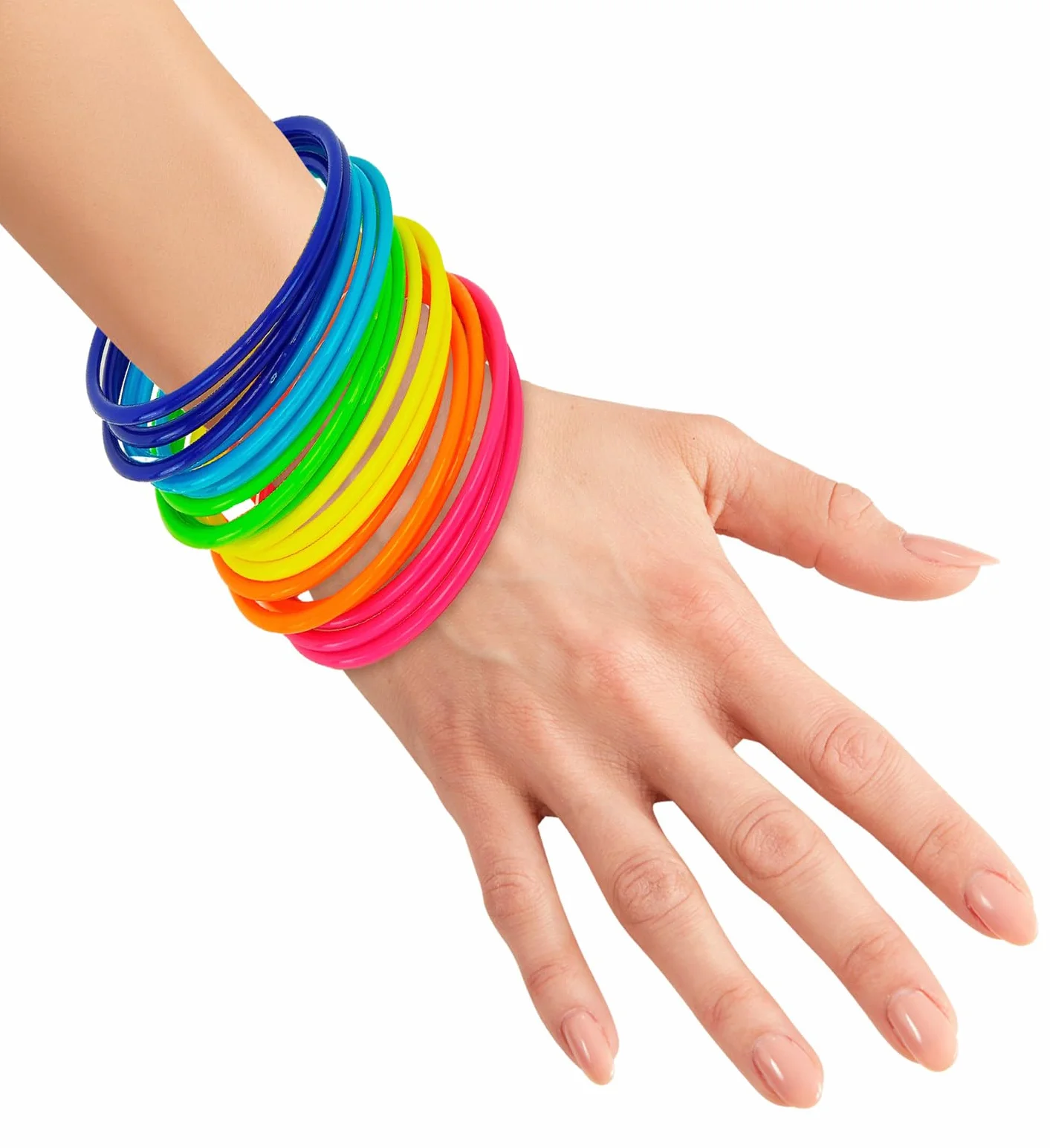W WIDMANN MILANO Party Fashion 05844 18 sztuk wielokolorowych bransoletek na karnawał, imprezę tematyczną, 18 sztuk