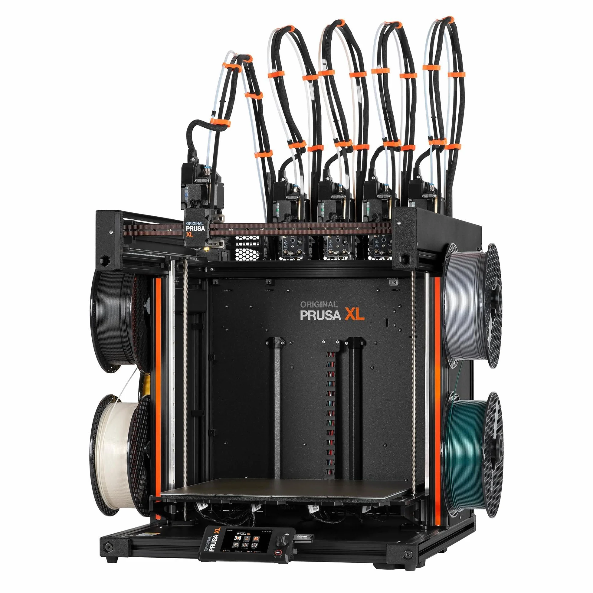 Original PRUSA Drukarka 3D XL zmontowana 5 głowic narzędziowych, drukarka 3D CoreXY na dużą skalę, zmontowana i przetestowana, pojemność konstrukcji 35 x 30 cm x 40 cm, 5 głowic