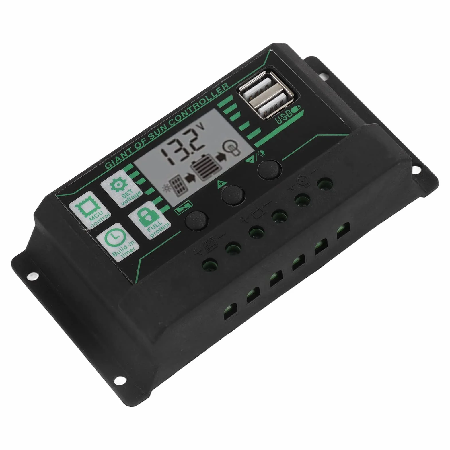 Akcesoria RV Polikrystaliczny panel słoneczny 30W + kontroler 30A Podwójny regulator napięcia USB Ładowanie 12V