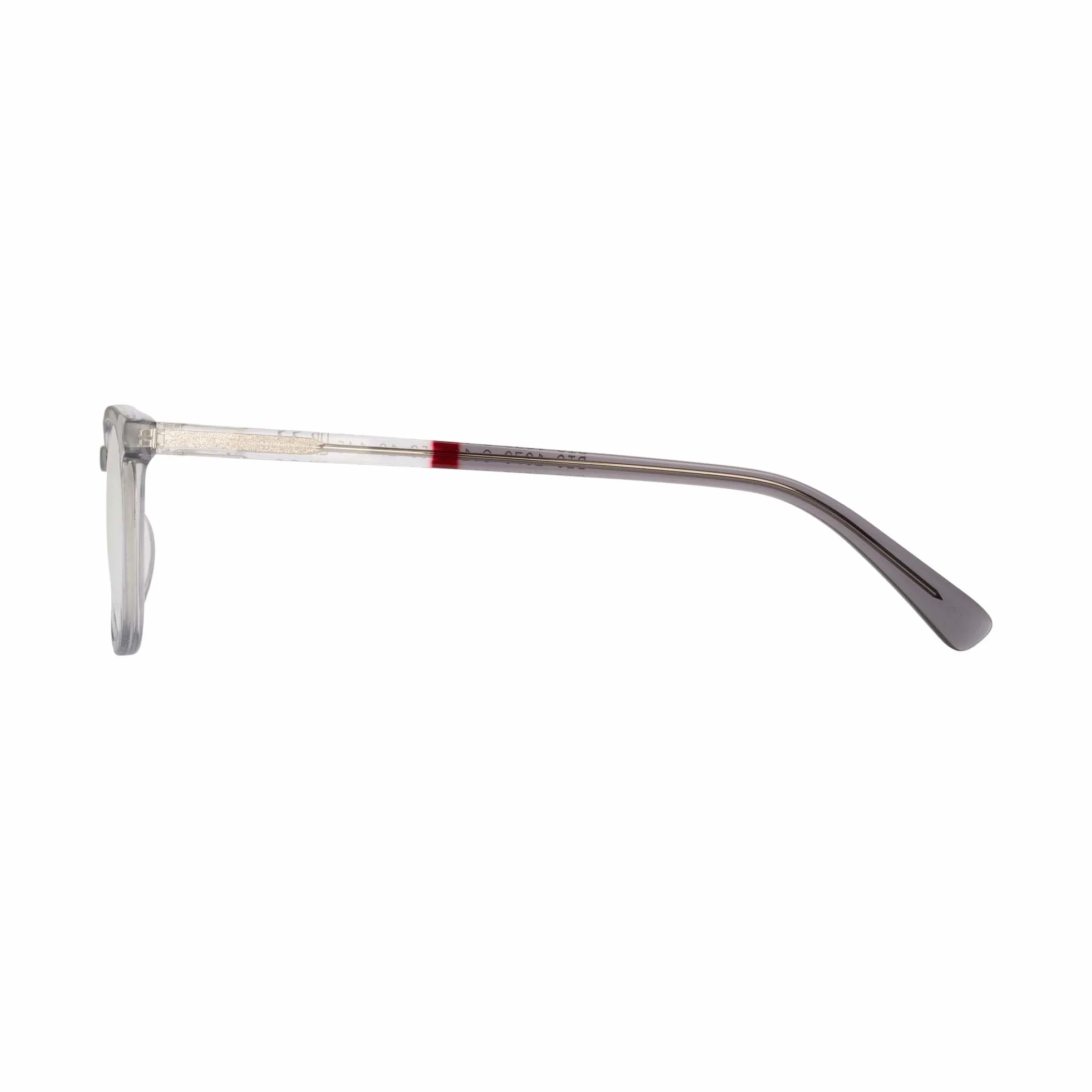 Botaniq Kwadratowe okulary octanowe w kolorze szarym dla mężczyzn, okulary z ostrością widzenia, opcjonalnie z przyciemnianymi okularami przeciwsłonecznymi lub filtrem niebieskiego światła (model BIO