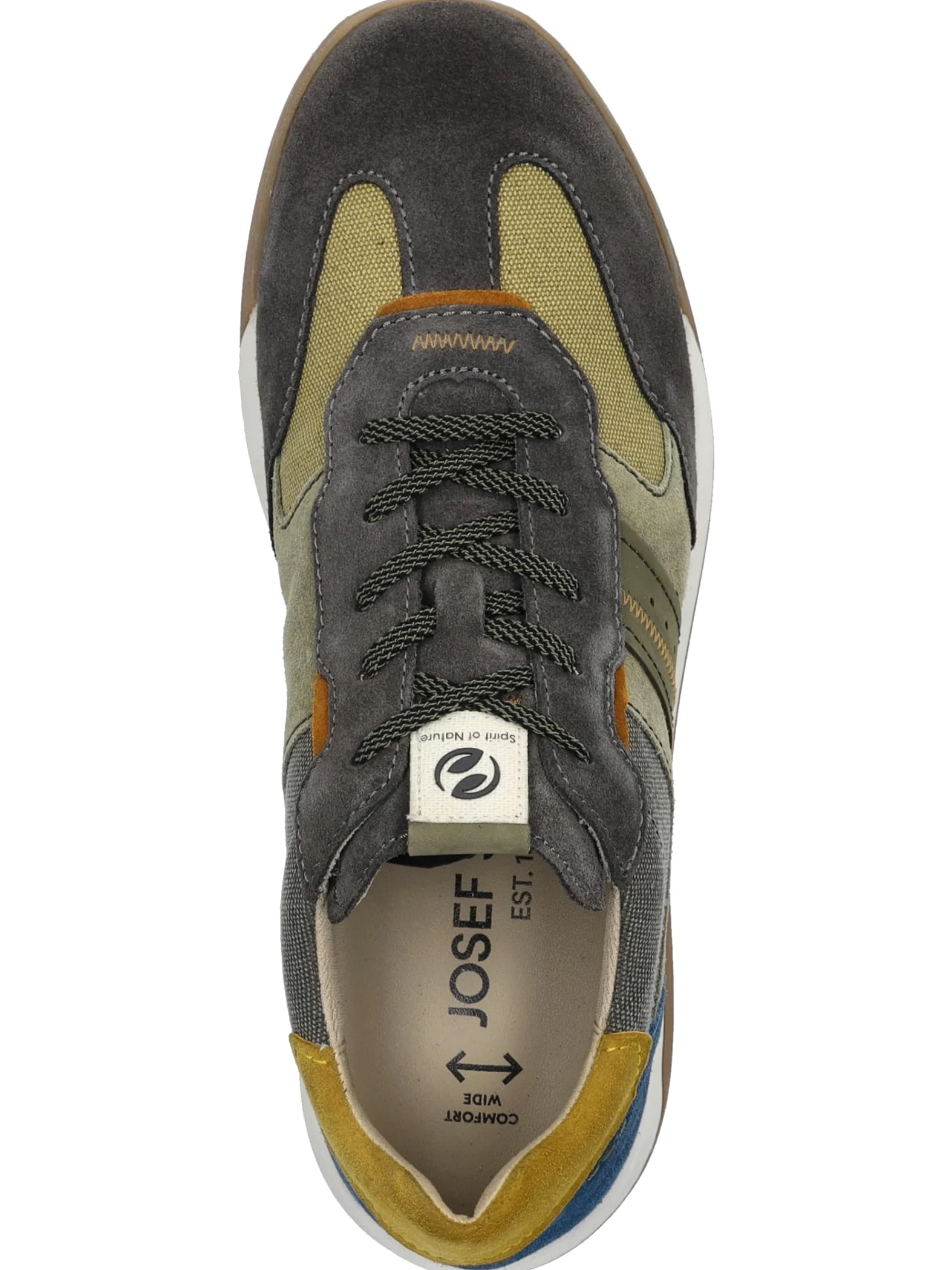 Josef Seibel Męskie buty typu sneaker Low-Top Blake.02, szerokość H (szerokie), wymienna wkładka