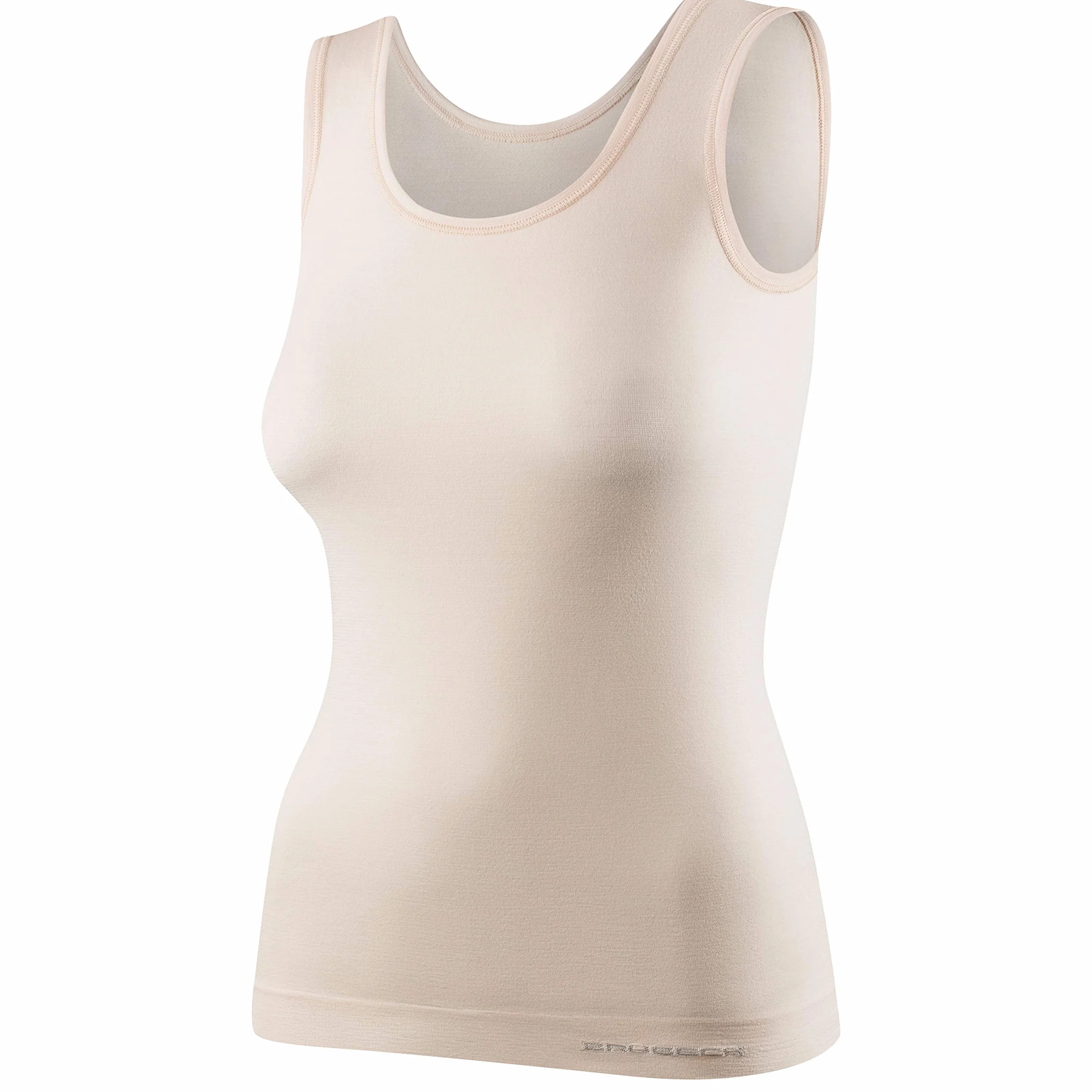 BRUBECK Damski tank top | bez rękawów | oddychający | sportowy | podkoszulek funkcyjny | górna część | 41% wełna z merynosów | TA10170