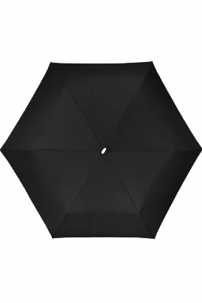 Samsonite Rain Pro 3 Sekcja manualna płaska parasol 24 cm, czarny