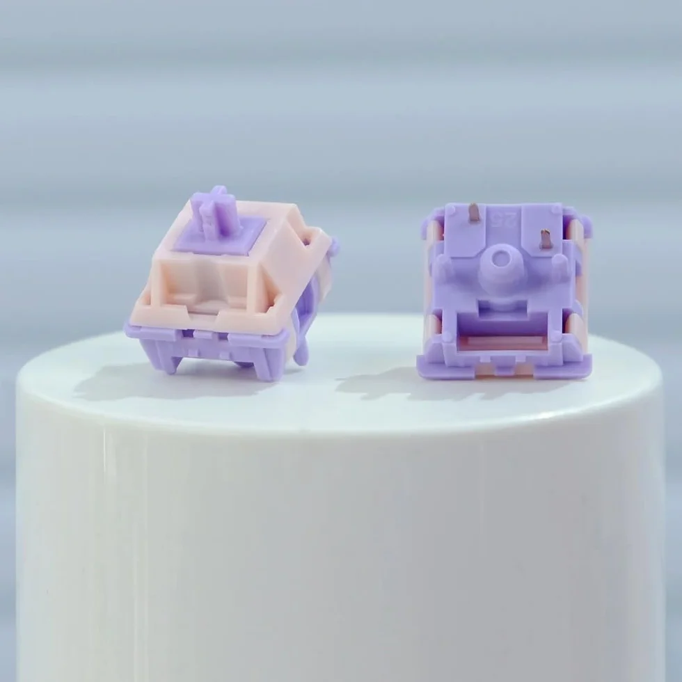 MMD Princess V2 Switch, 5Pin Linear/Tactile Pre-lubed Holy Panda Similar Switch for Custom Mechanical Keyboard (Color : Linear 45gf, Size : 30PCS)