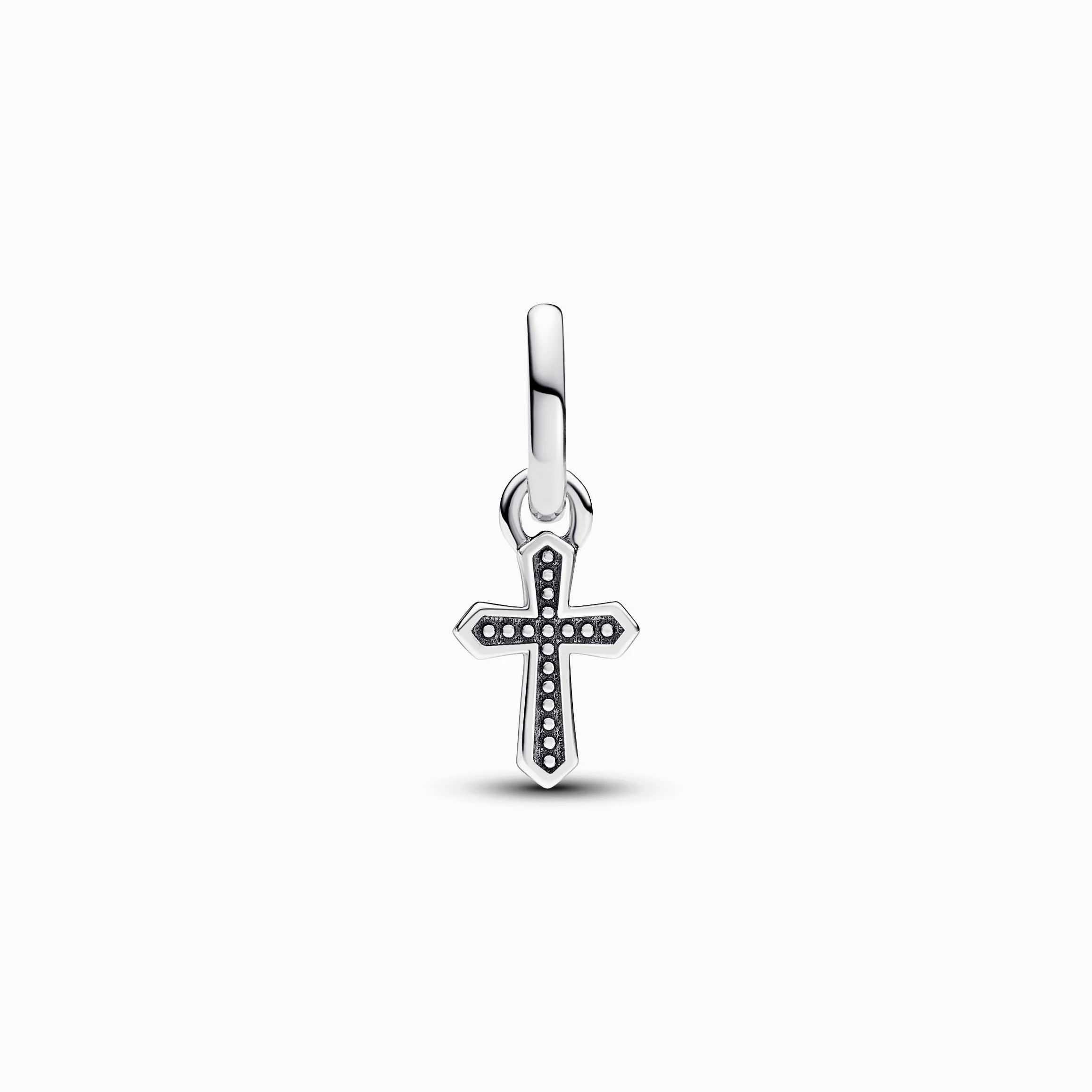 PANDORA ME Funkelndes Kreuz Mini-Charm-Anhänger aus Sterling Silber mit Cubik Zirkonia, Kompatibel ME und Moments Armbändern, 793044C01