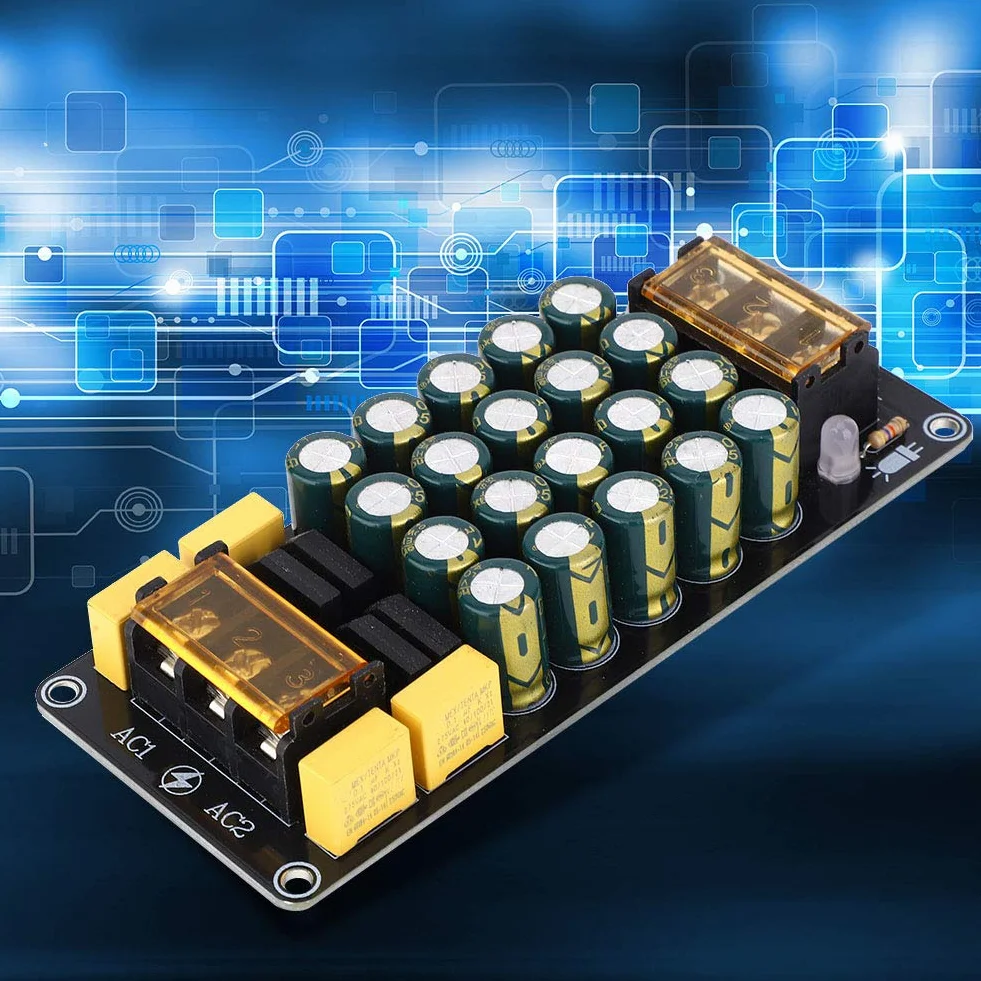 Prostownik, moduł Filtracji Prostownika, 1200 W 100 V 12 A, Podwójny Wzmacniacz Filtra Prostownika, Filtracja Rektyfikacyjna, Wzmacniacze Komponentów Audio