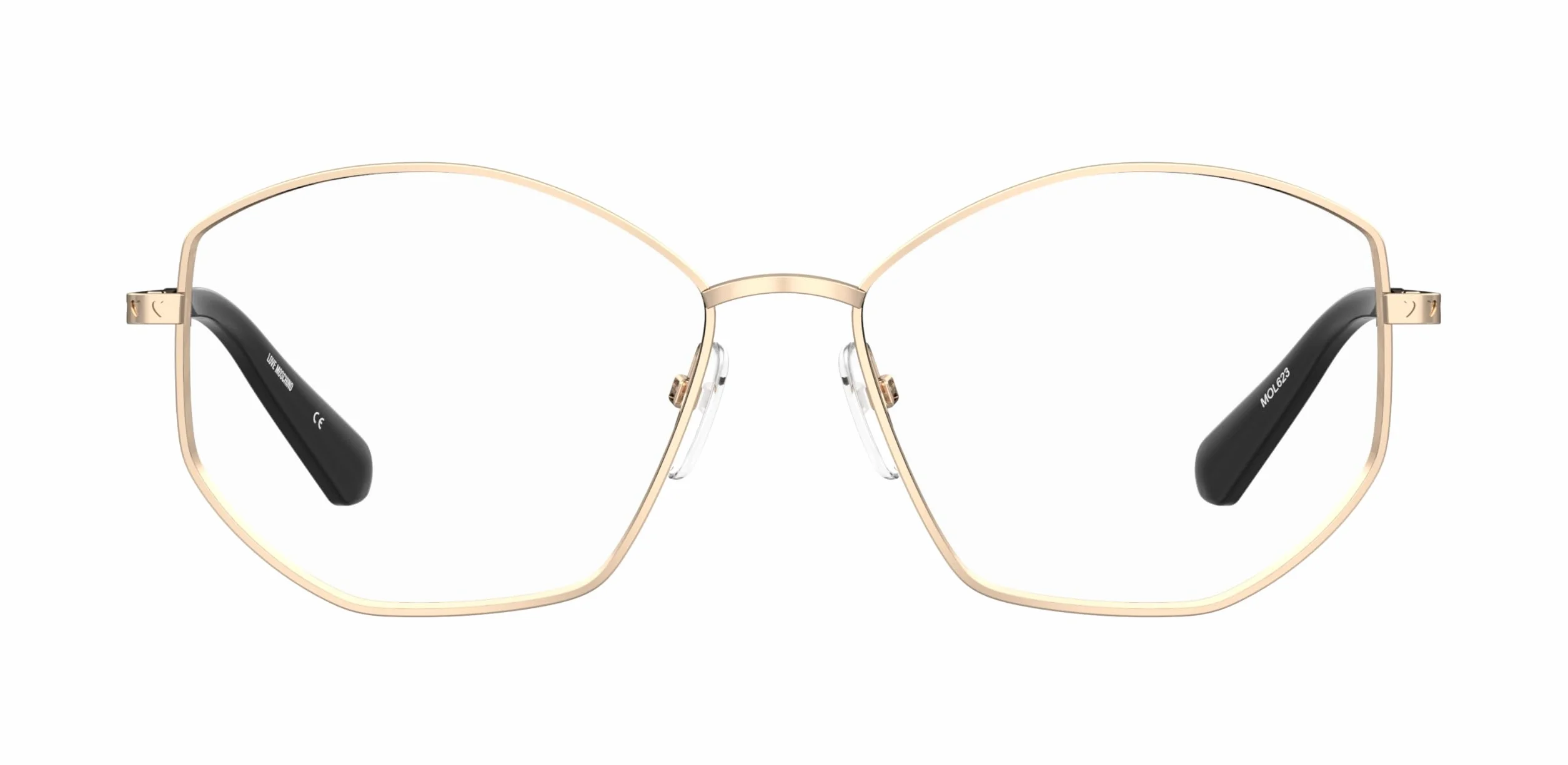 MOSCHINO LOVE MOL623 Rama okularów ROSE GOLD 55/15/140 Kobieta