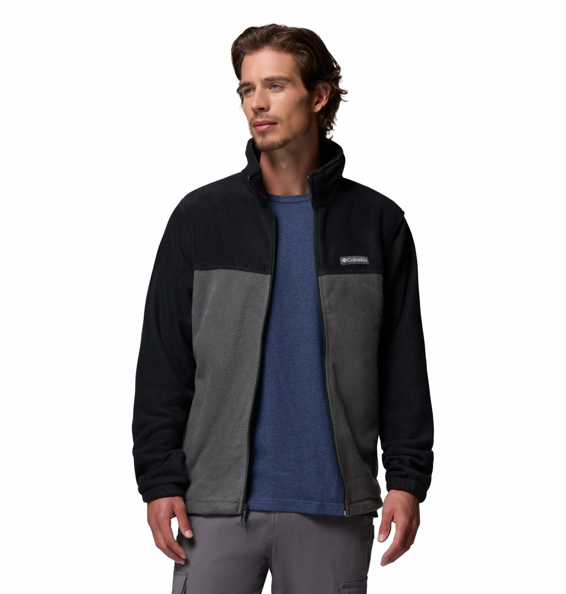 Columbia Steens Mountain Full Zip 2.0, Kurtka polarowa Mężczyźni, Black/Grill, M