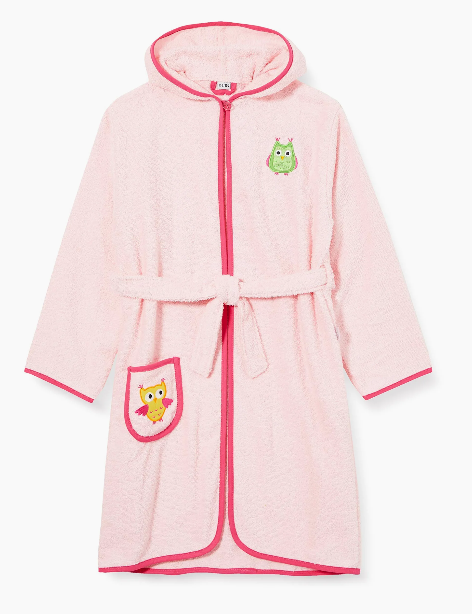 Playshoes Szlafrok kąpielowy dla dzieci frotte sowa 110-116