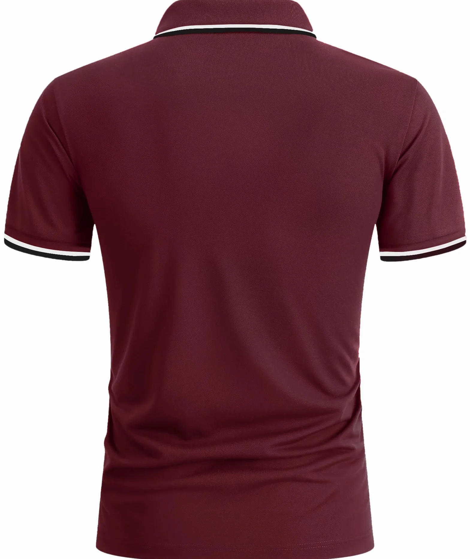 zitysport Męska koszulka polo, z krótkim rękawem, oddychająca koszulka polo na lato, sportowa, krój slim fit, z kieszenią na piersi, koszulka polo