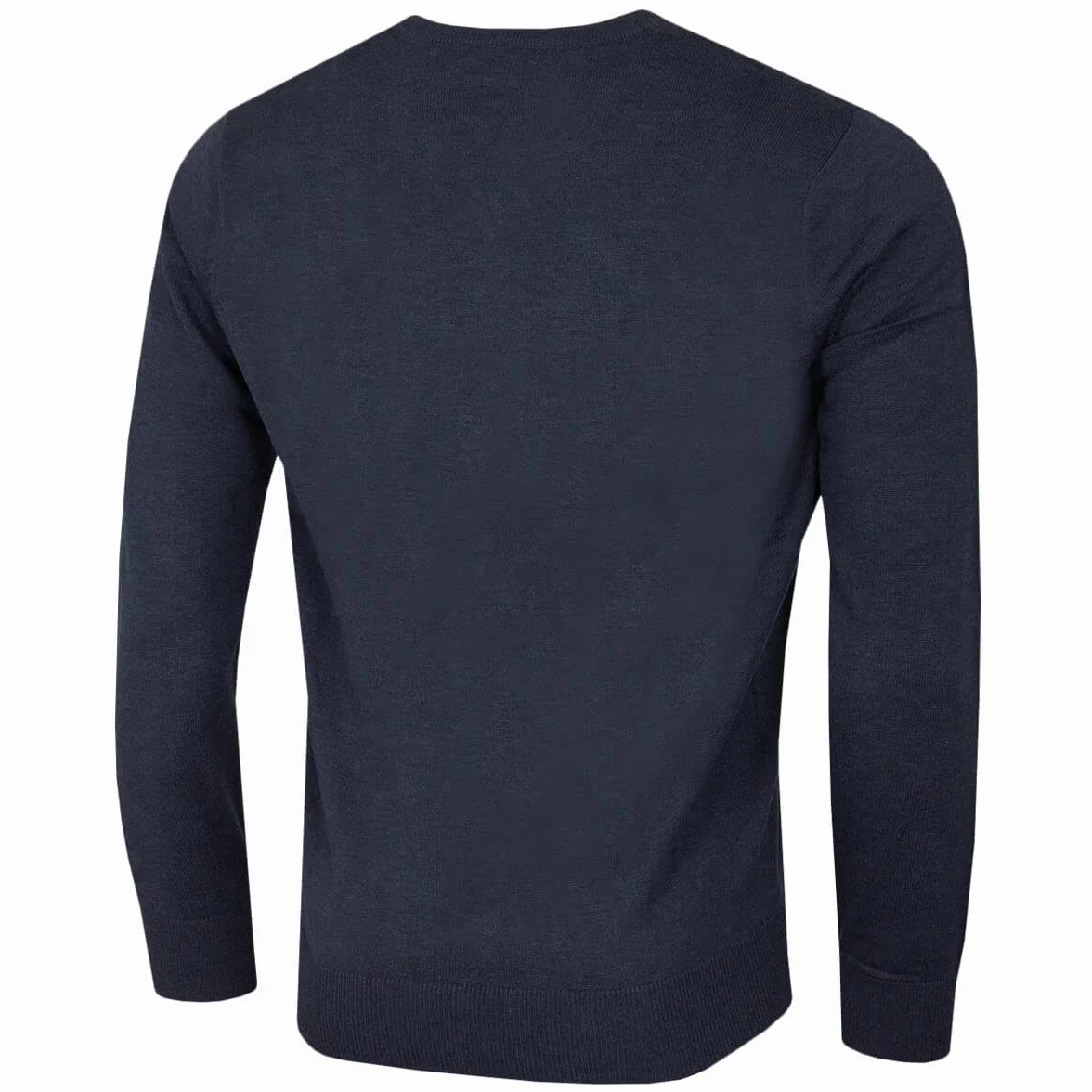 Calvin Klein Meski sweter golfowy 2025 z dekoltem w szpic z miekkiej bawelny Easy Care