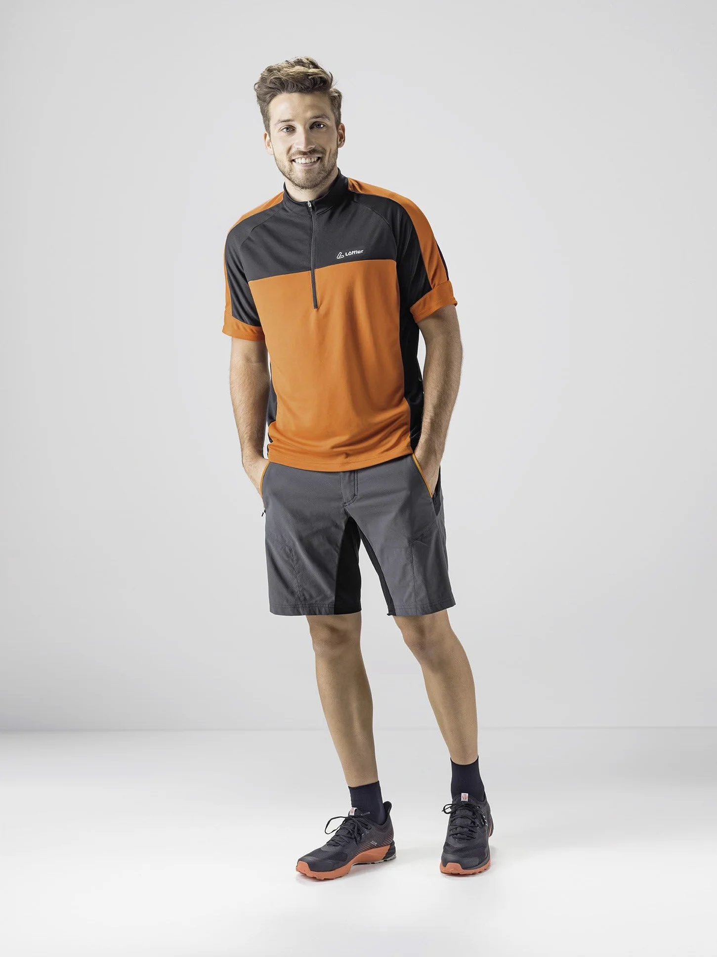 LÖFFLER Bike Shorts Evo Comfort Stretch Light męskie - 23504 - spodenki rowerowe z wkładką