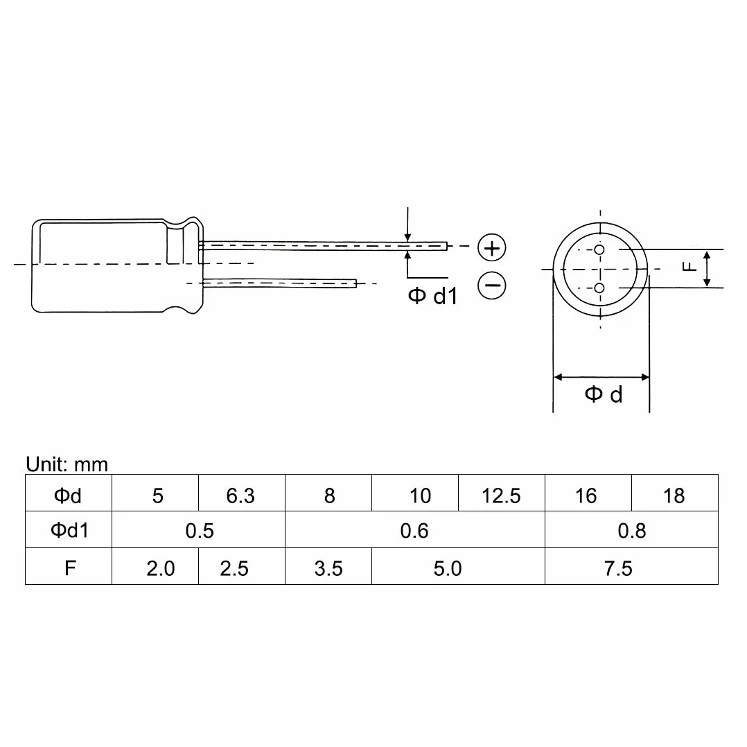 QUARKZMAN 470uF 50 V 10 x 17 mm kondensator elektrolityczny, złącza promieniowe, aluminiowe kondensatory do telewizorów, monitora LCD, VCD, 18 szt