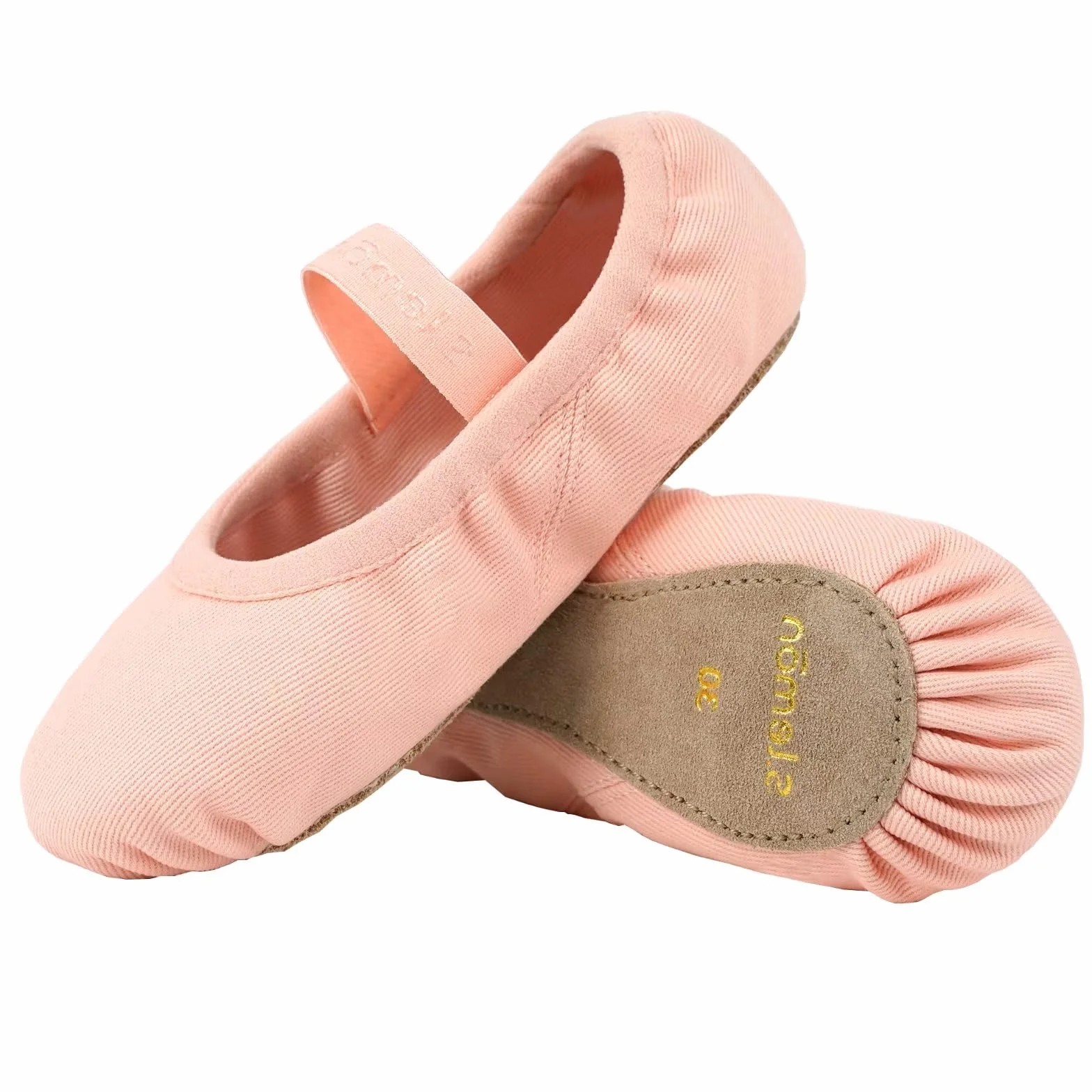 Buty baletowe dla początkujących, elastyczna, cała skórzana podeszwa, buty do tańca, buty baletowe dla dzieci i dziewczynek