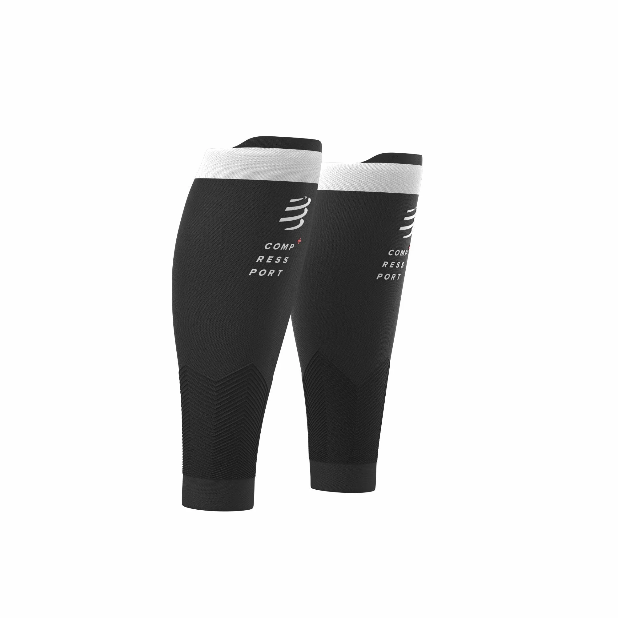 Compressport - bandaż kompresyjny na łydki – R2V2 – ochrona mięśni, wydajność i rekreacja do uprawiania sportu – ultralekki i antystatyczny – bieganie, jazda na rowerze, do jazdy na rowerze i