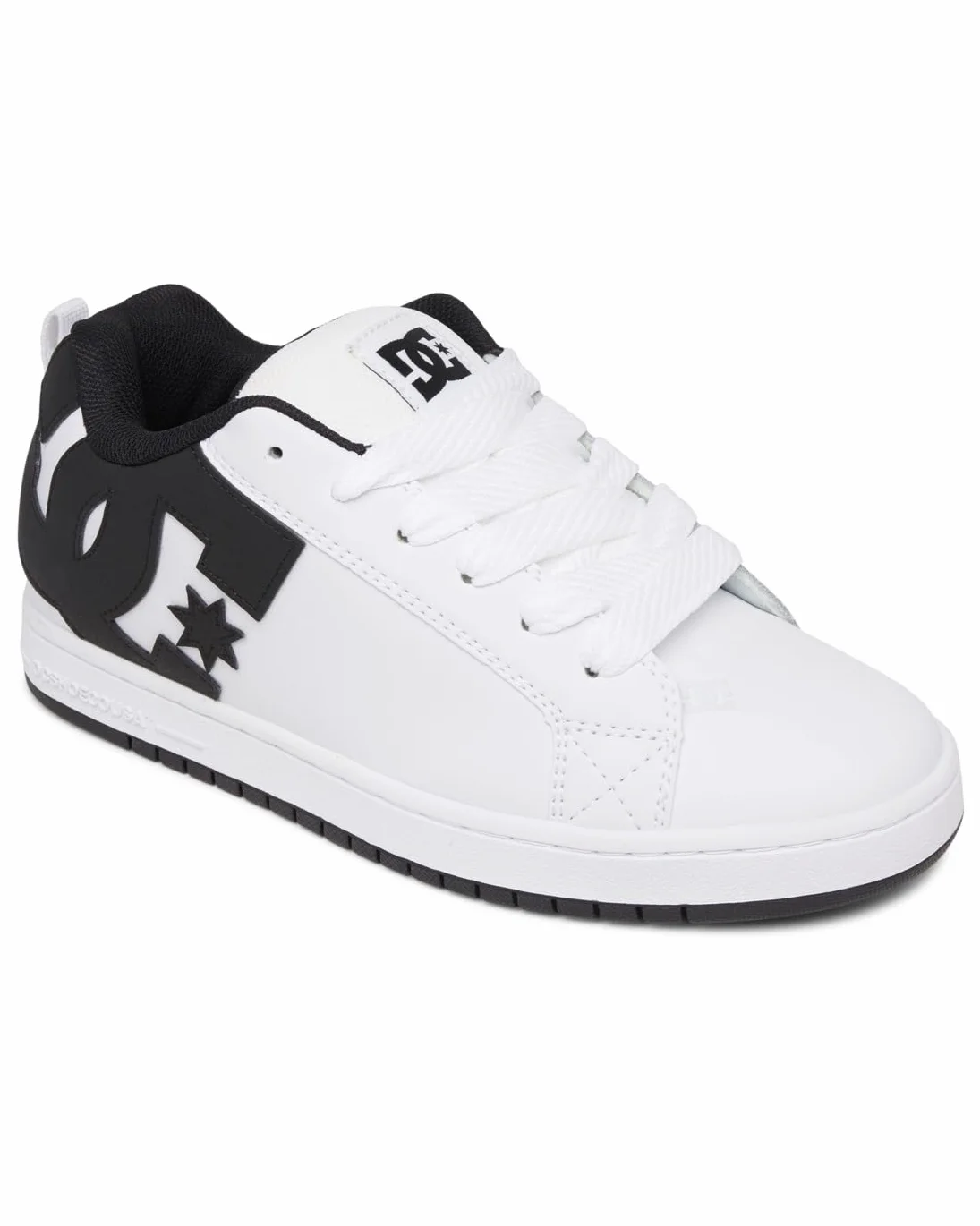 DC Shoes Court Graffik Adidasy Mężczyźni,Bialy Czarny Czarny,39 EU