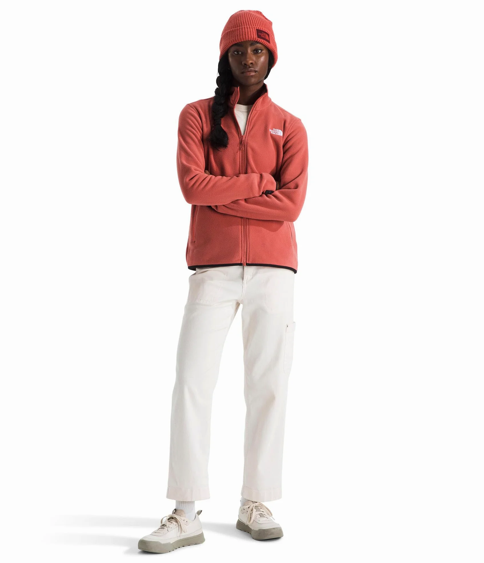 The North Face Kobiety Glacier Fleece Kurtka Mars Dust L