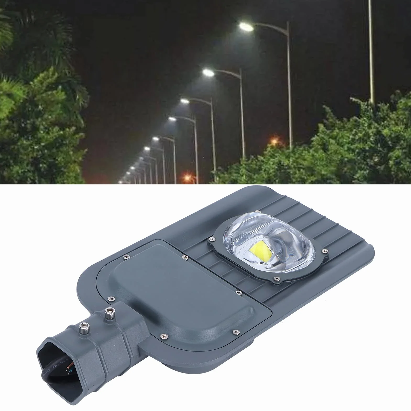 Oprawa LED 50W IP66 2000Lm 6500K Szary