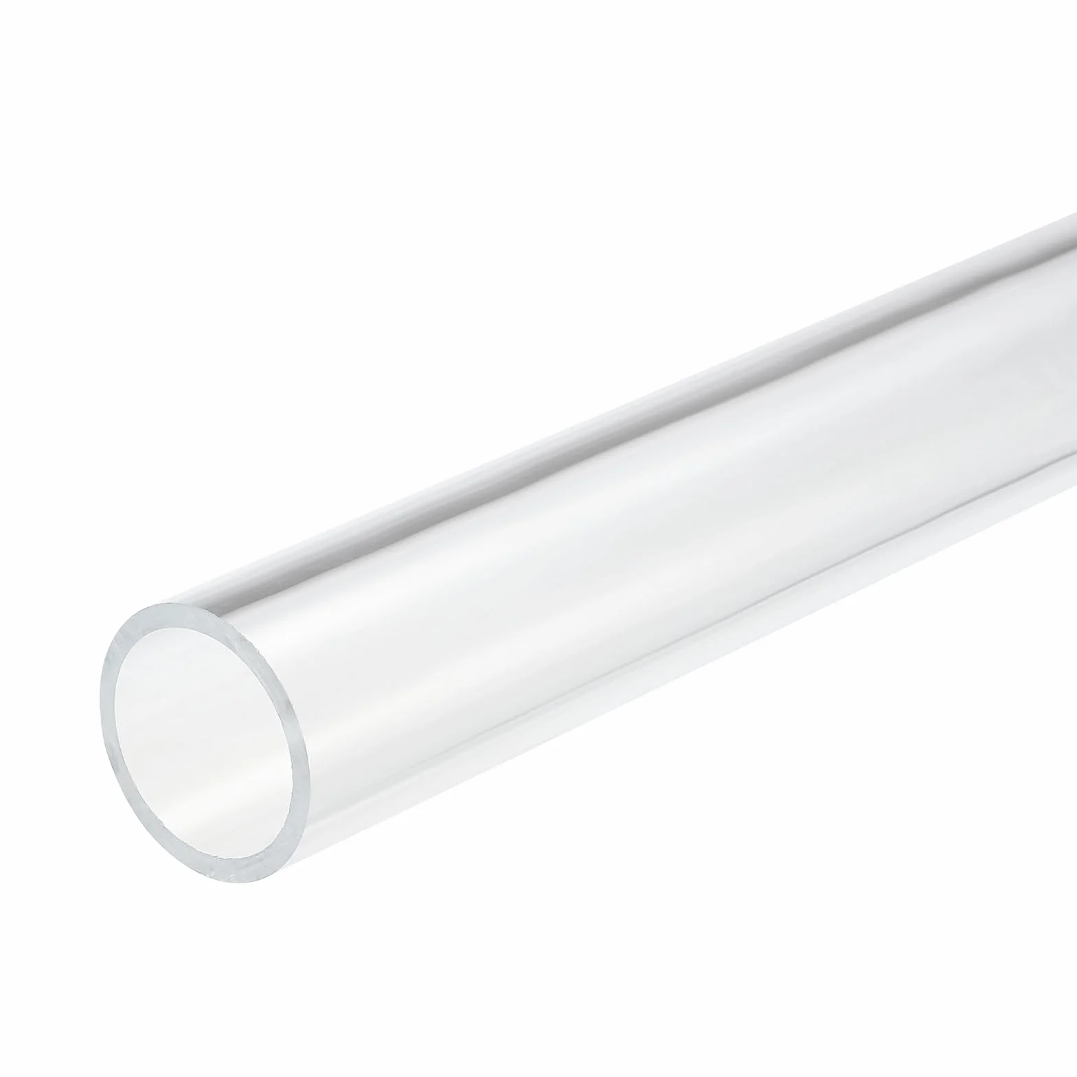 DMiotech 34 mm x 40 mm (3,3 cm x 1 9/40.6 cm) przezroczysta akrylowa rura sztywna plastikowa rurka 25 cm do rury wodnej akwarium, systemu chłodzenia wodą, instalacji wodnej