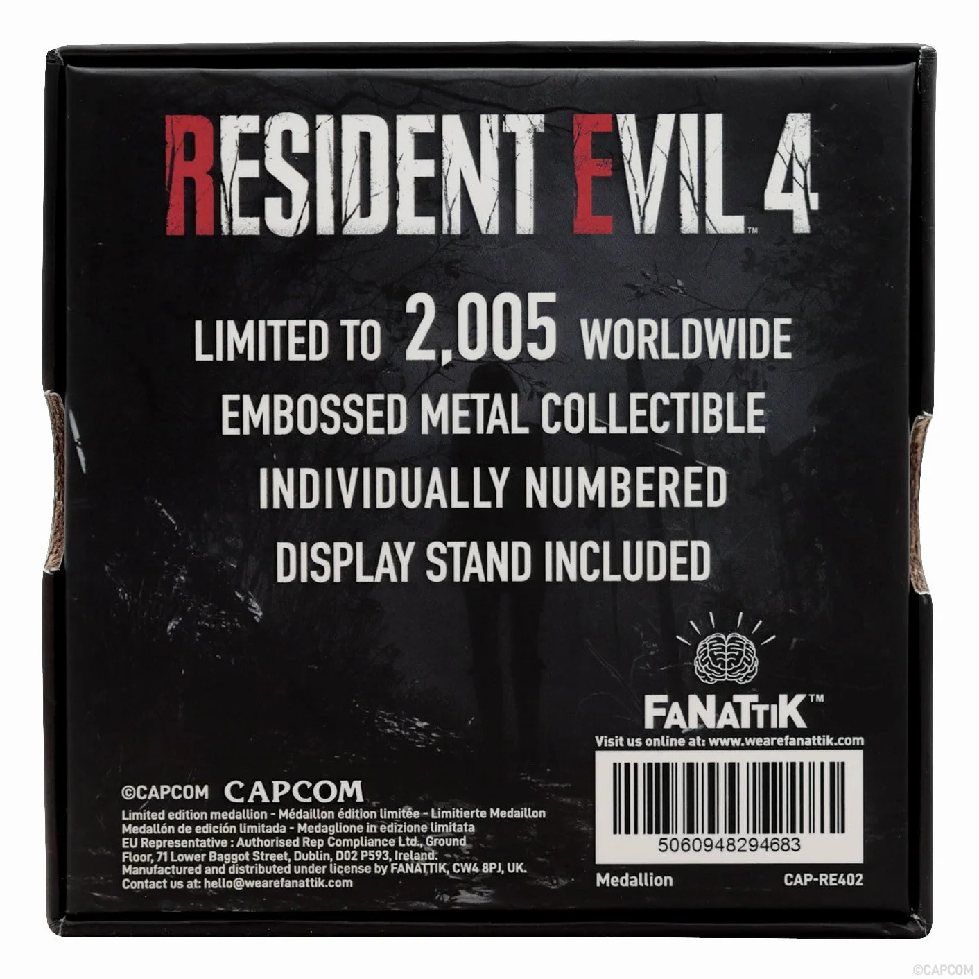 FaNaTtik Resident Evil 4 Bitores Mendez Kolekcjonerski metalowy medalion