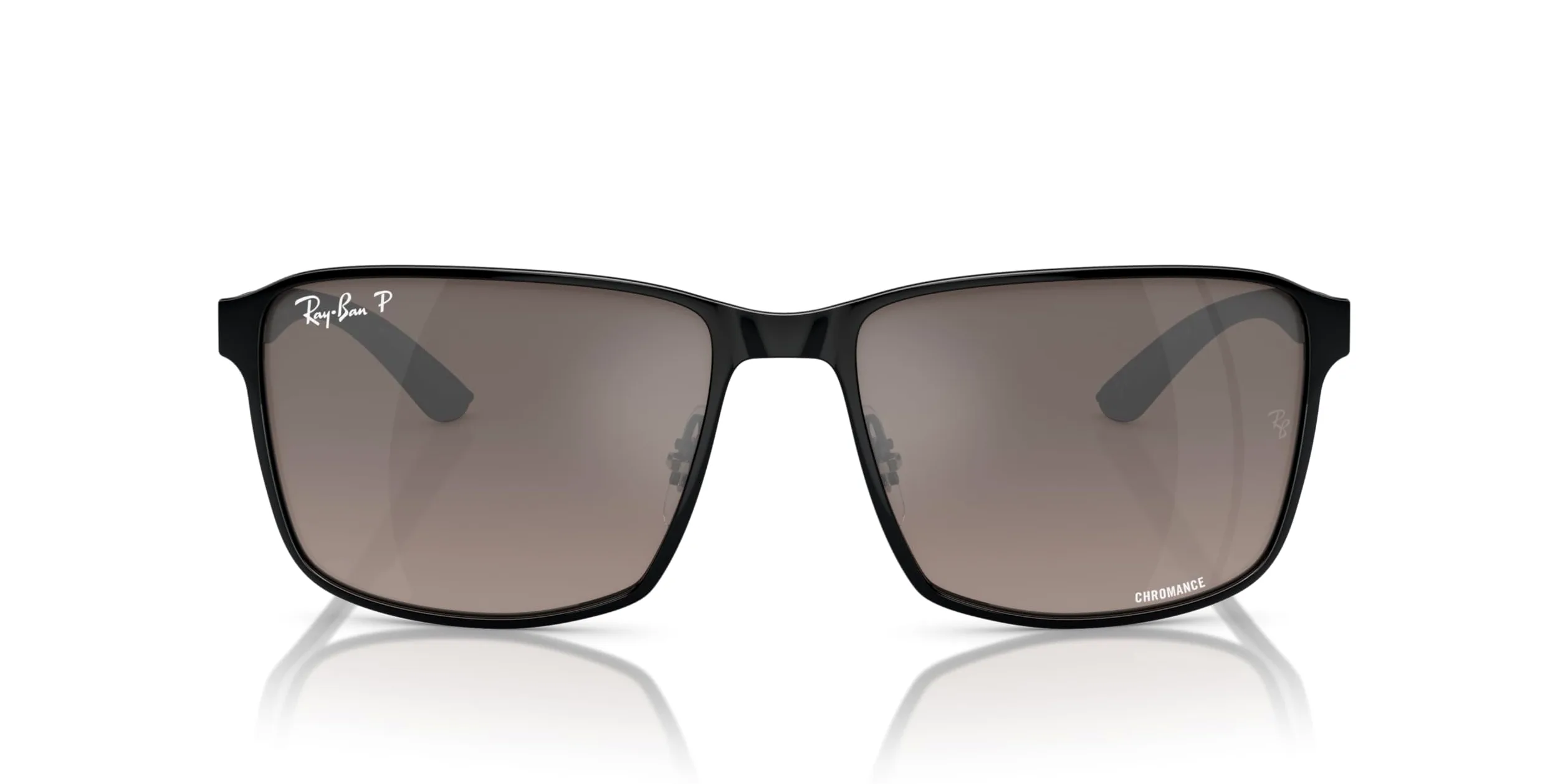 Ray-Ban Rb3721ch kwadratowe okulary przeciwsłoneczne chromance