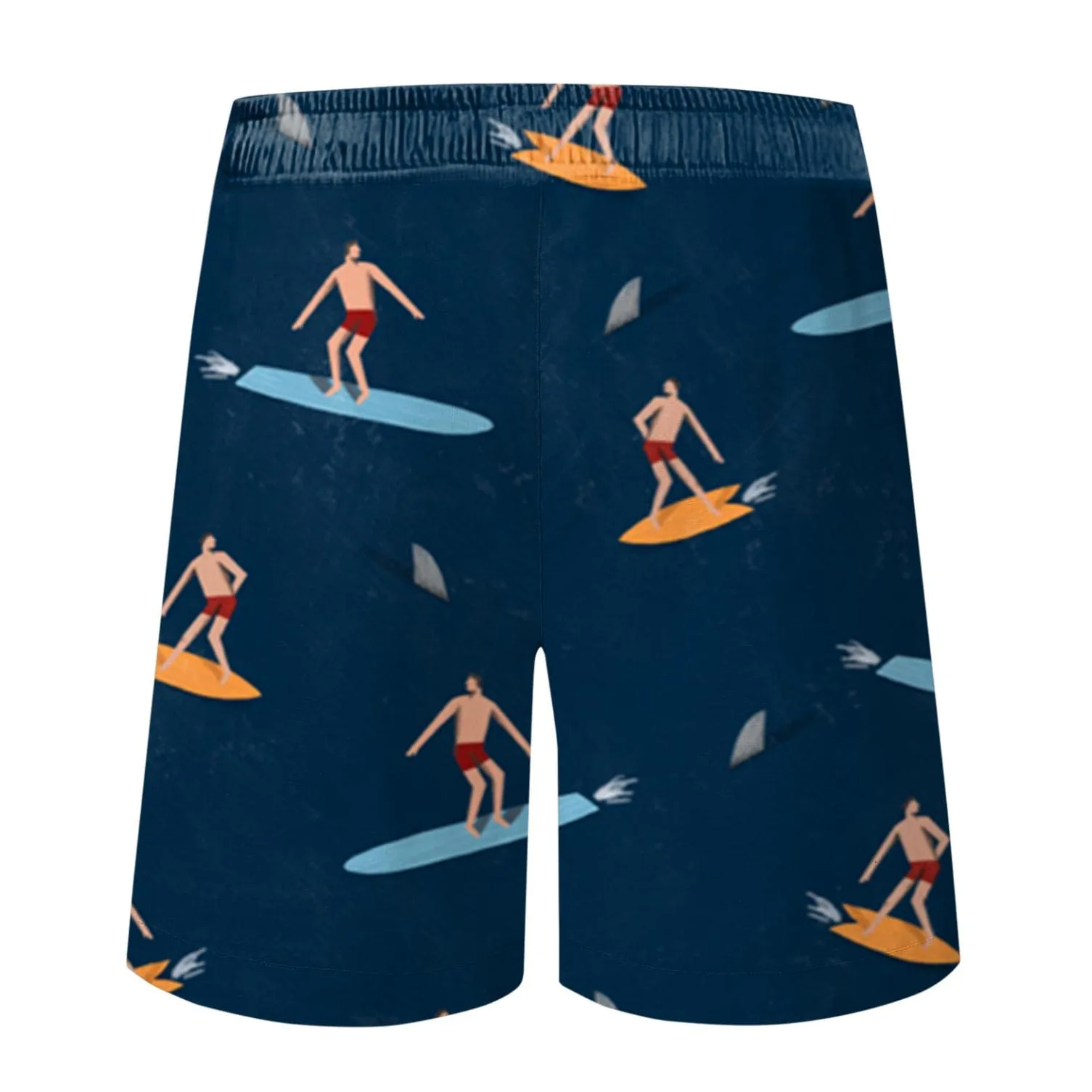 Męskie kąpielówki kąpielówki kąpielówki szorty plażowe na lato, szybkoschnące spodenki do wody, spodenki sportowe, męskie z podszewką z siateczki, granatowy, 3XL