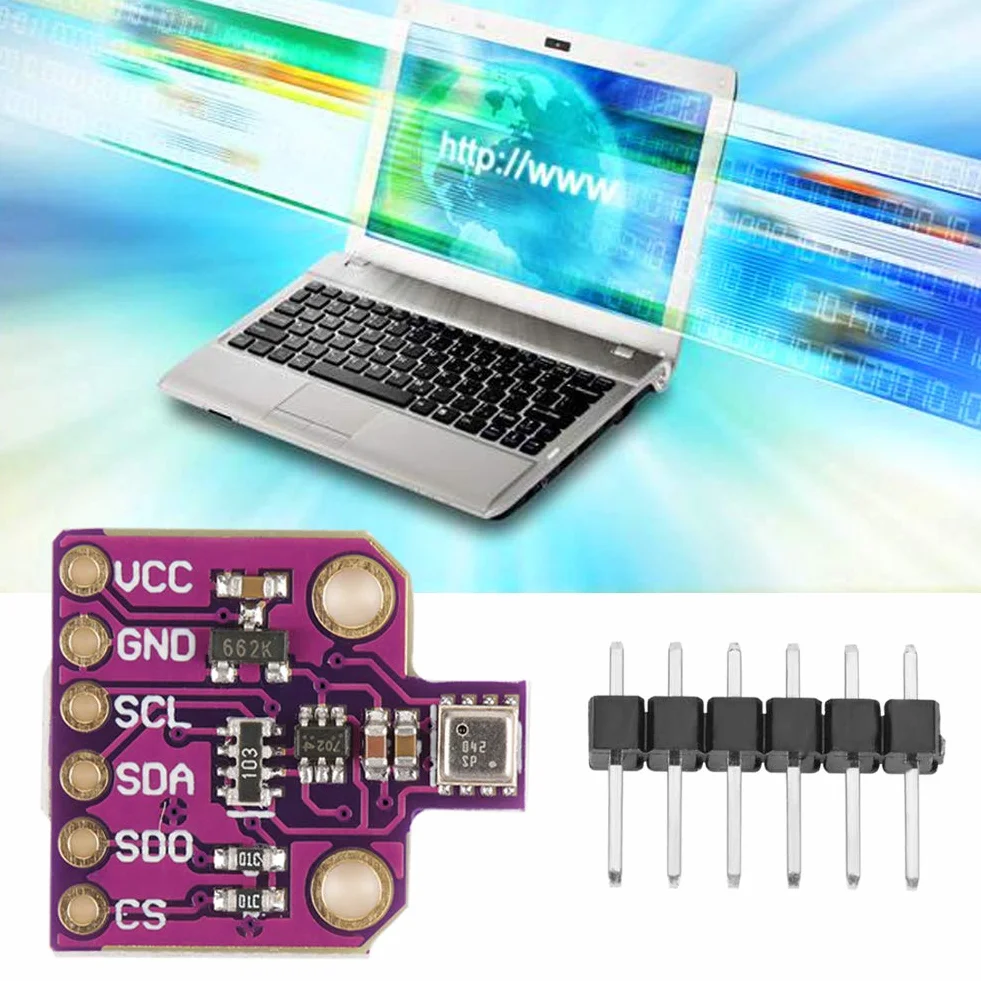 CJMCU-680 BME680 czujnik ciśnienia temperatury wilgotności Breakout Board wysokość modułu płyta rozwojowa