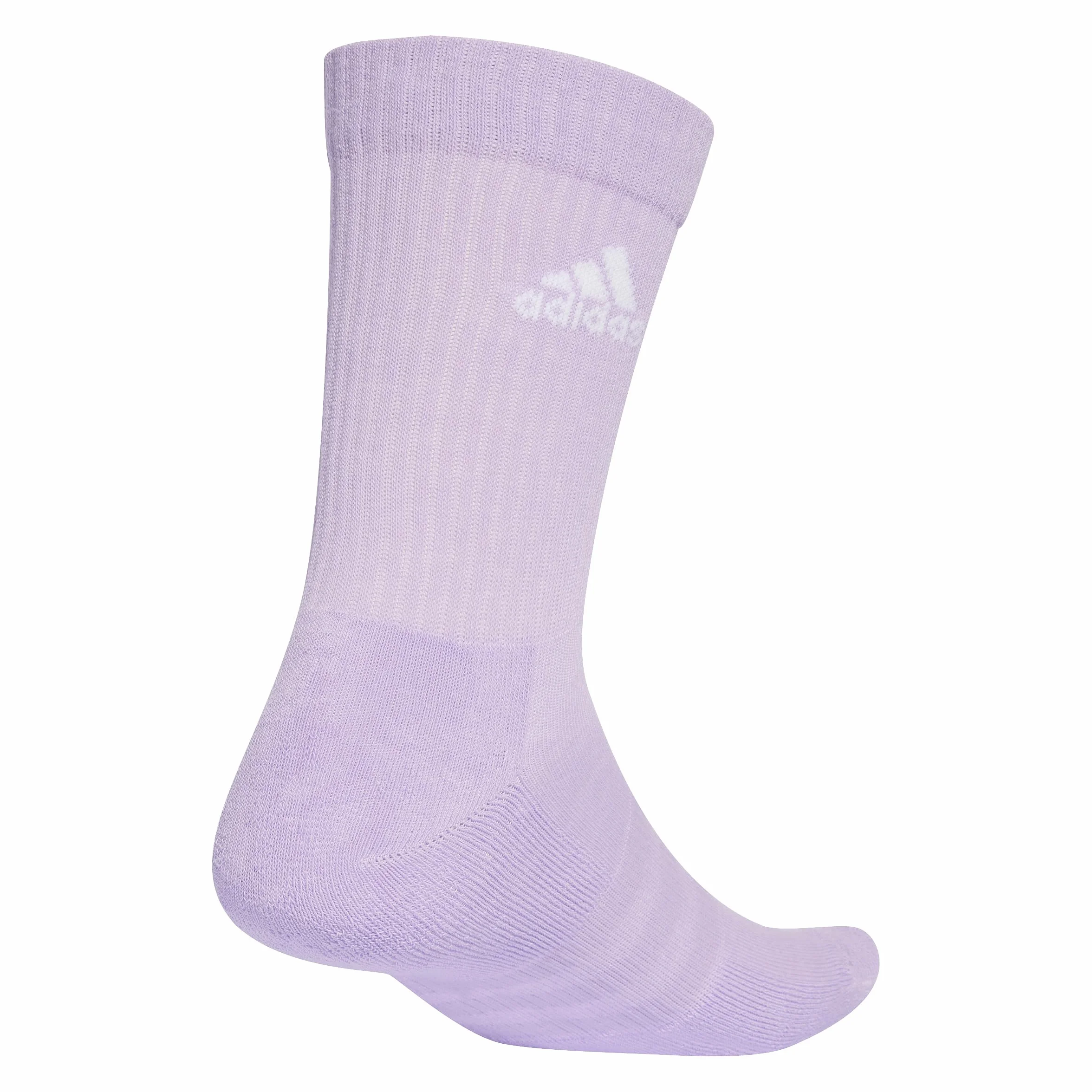 adidas Uniseks Cushioned Crew Socks 3 Pairs, Powder Plum/White/Halo Mint, 8.5-10