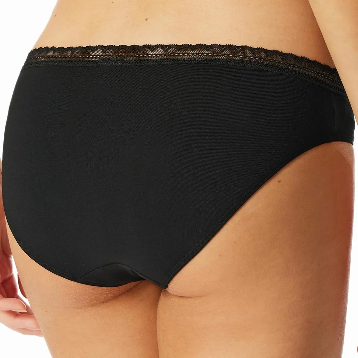 Schiesser Krótkie Kobiety Schiesser Damen 3 Pack Slip Unterwäsche Mit Spitze Baumwolle Mix - Multipacks