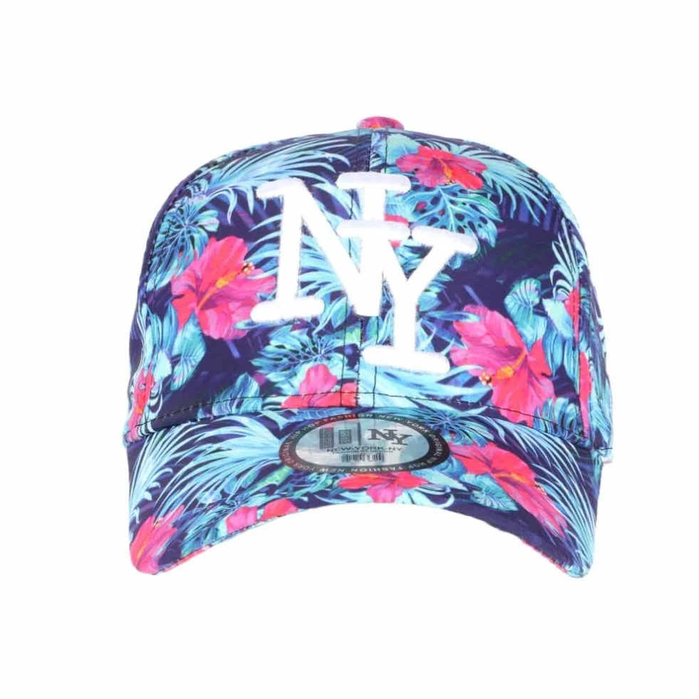 Czapka NY Fioletowa Tropikalne Różowe Kwiaty Moda Baseball Phuket - Rozmiar: Jeden rozmiar - Kolor: Fioletowy - Mieszany, fioletowy, rozmiar uniwersalny