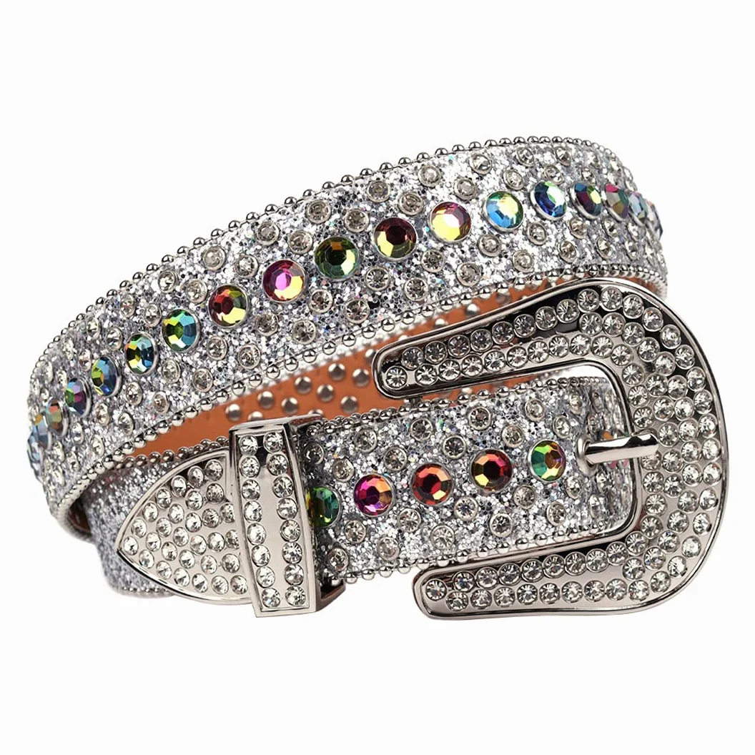 Różowy kryształ górski pasek damski męski jakość kryształ wysadzany paskiem mężczyzna kobiety Ceinture Femme Cinto De Strass do dżinsów deeratywny kolorowy 96 cm