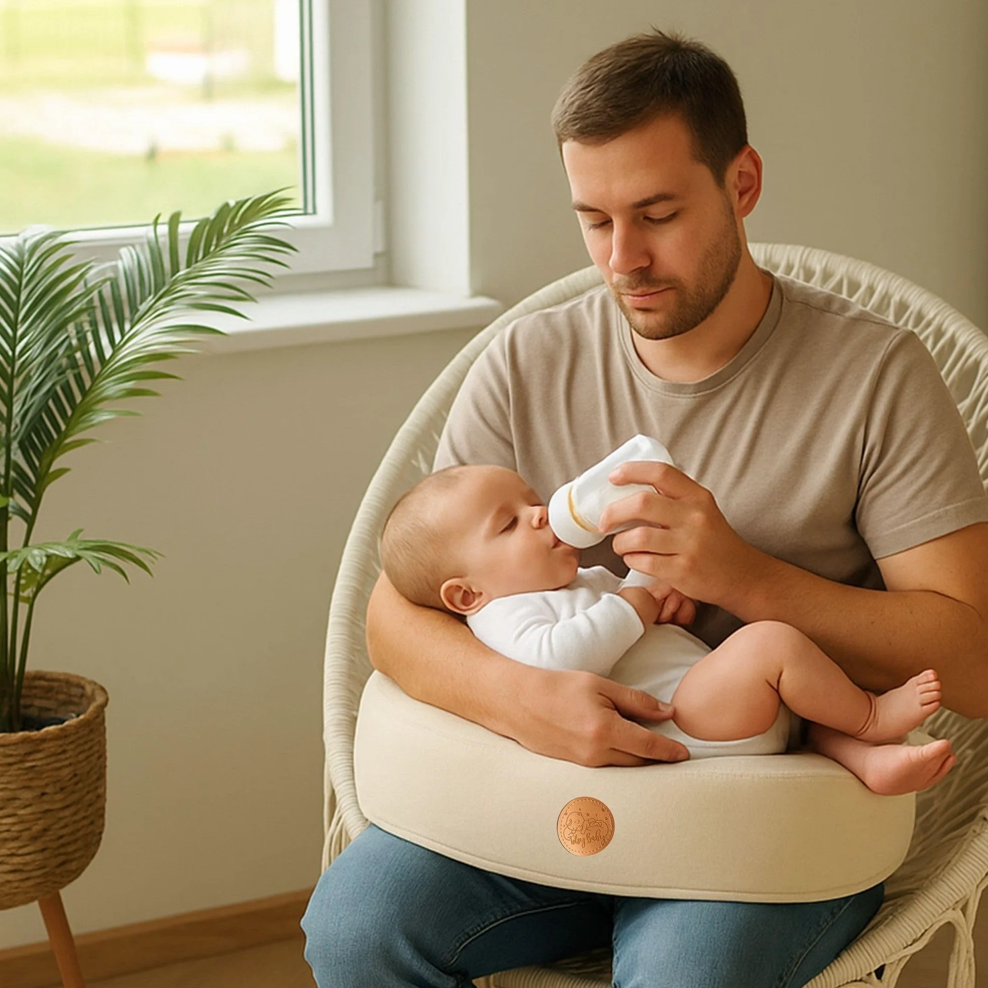 Mała poduszka do karmienia 120 cm - Kompaktowa poduszka do karmienia mała poduszka do karmienia piersią Nursing Breastfeeding Pillow na podróż Sen