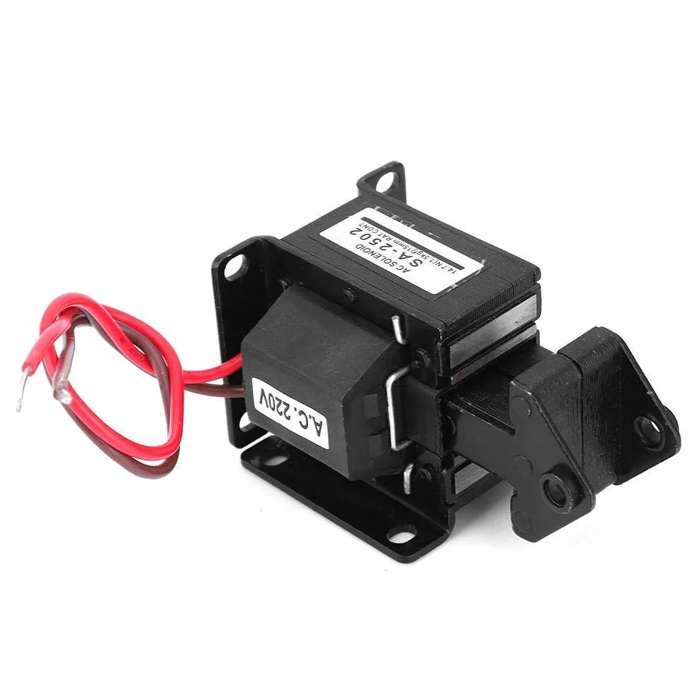 Elektromagnes, AC magnes trakcyjny elektromagnes do automatyzacji przemysłowej 220 V AC 14,7 N 15 mm skok