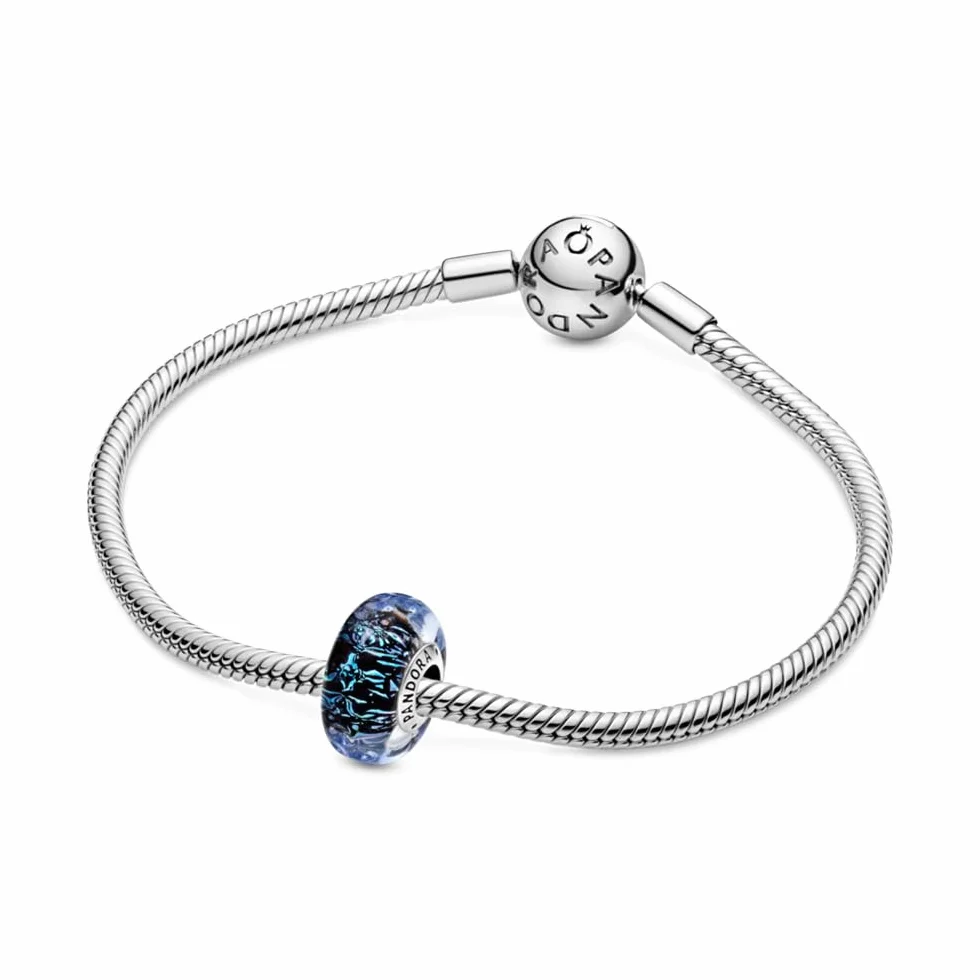 PANDORA Ozean Murano-Glas Charm dunkelblau
