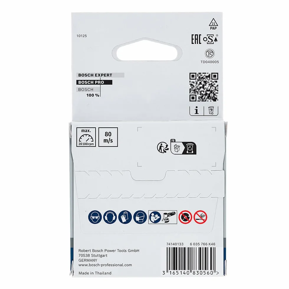 Bosch Accessories 5 sztuk ściernic Expert for Inox (do stali szlachetnej, 76 x 10 x 1 mm, akcesoria do szlifierki kątowej)