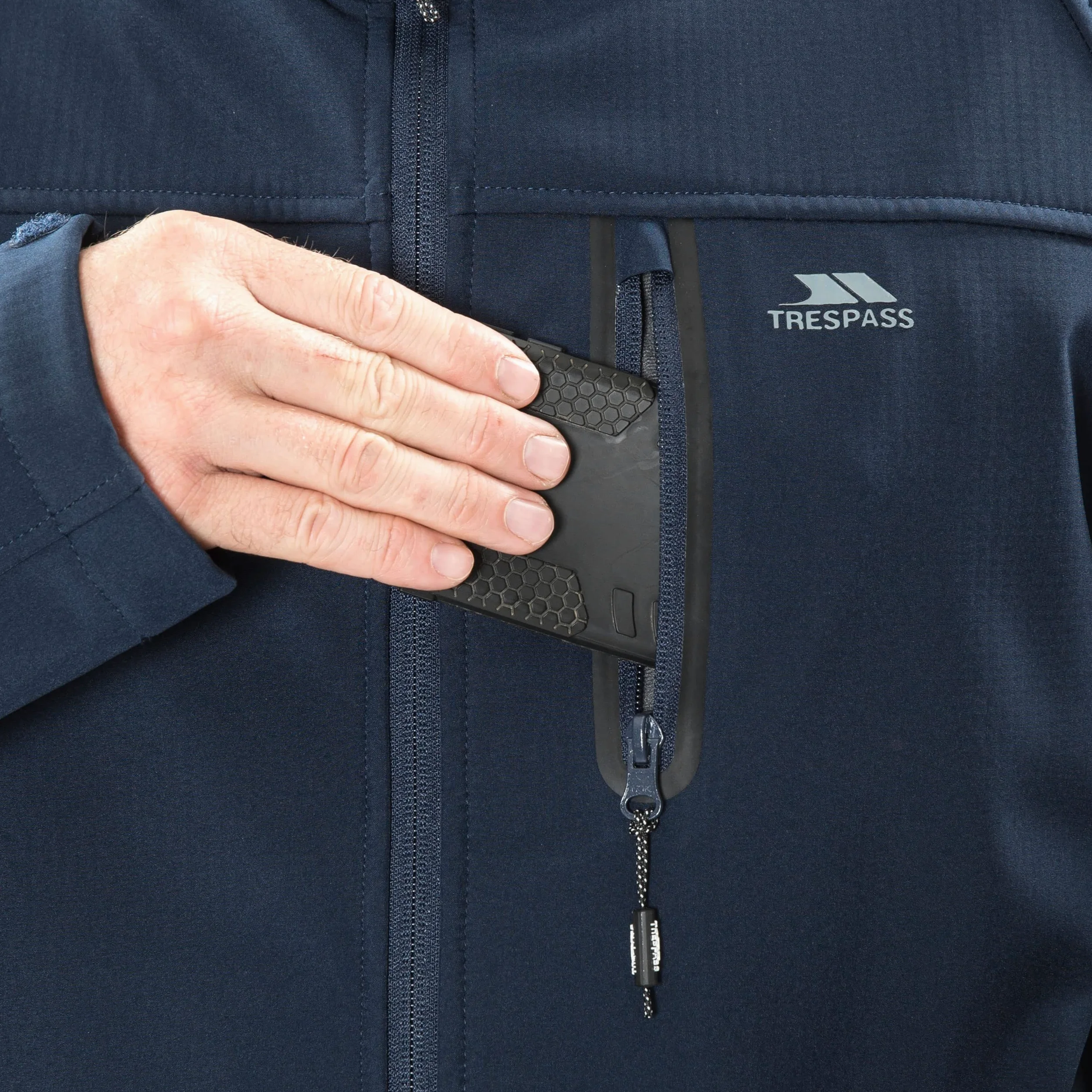 ACCELERATOR II - MALE SOFTSHELL JKT TP75-XXXL-NAVY
