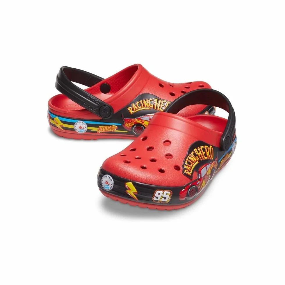 Crocs Uniseks - dzieci Fl Cars Lights Band Clog TChodak