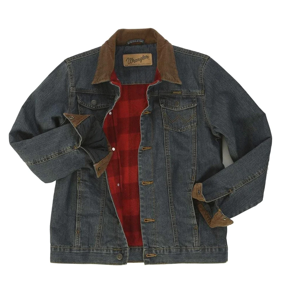 Wrangler Kurtka dżinsowa Chłopcy Dżinsowa kurtka z podszewką
