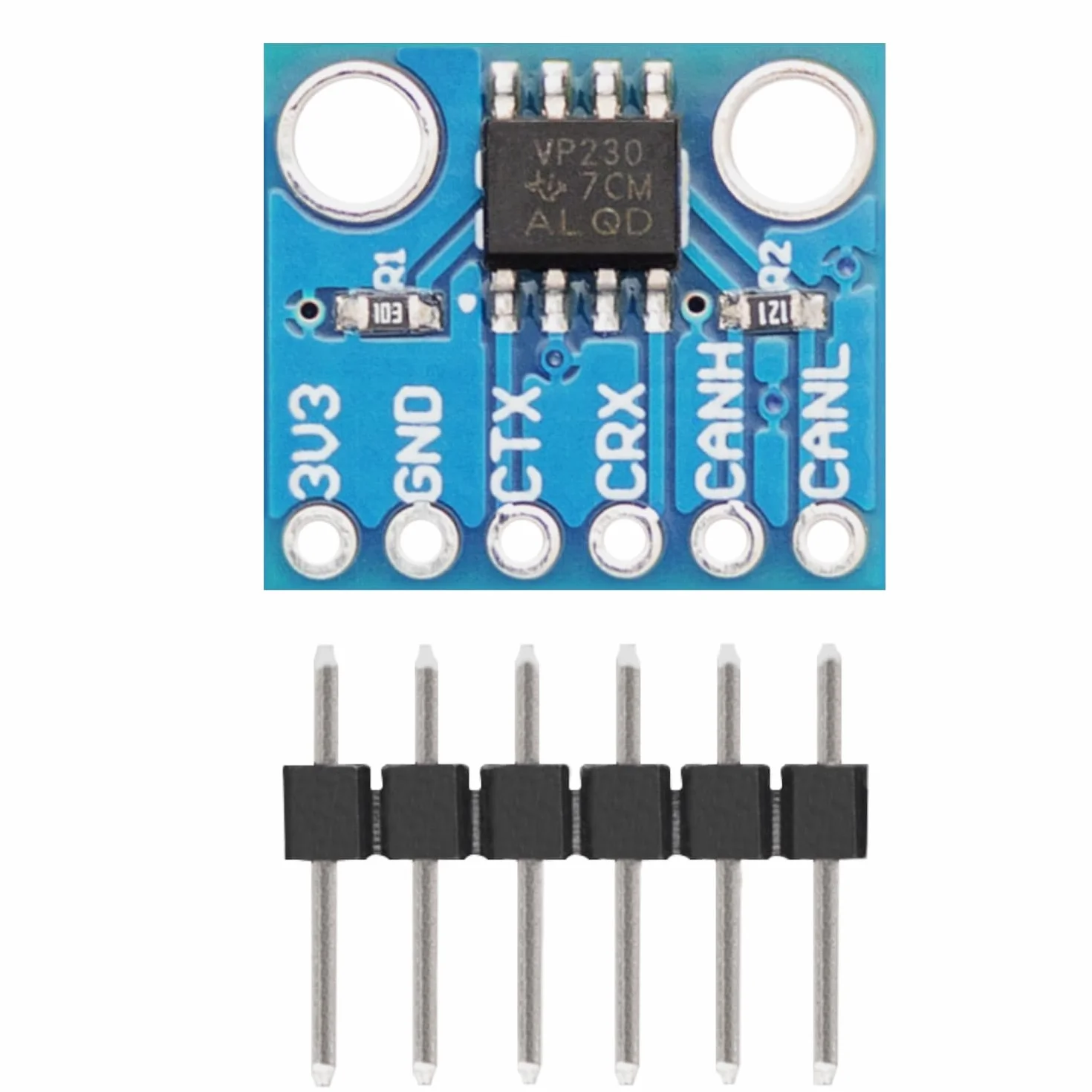 AZDelivery CAN-Bus Breakout Board – szybka warstwa fizyczna, VP230, kompatybilna ze standardem ISO 11898-2